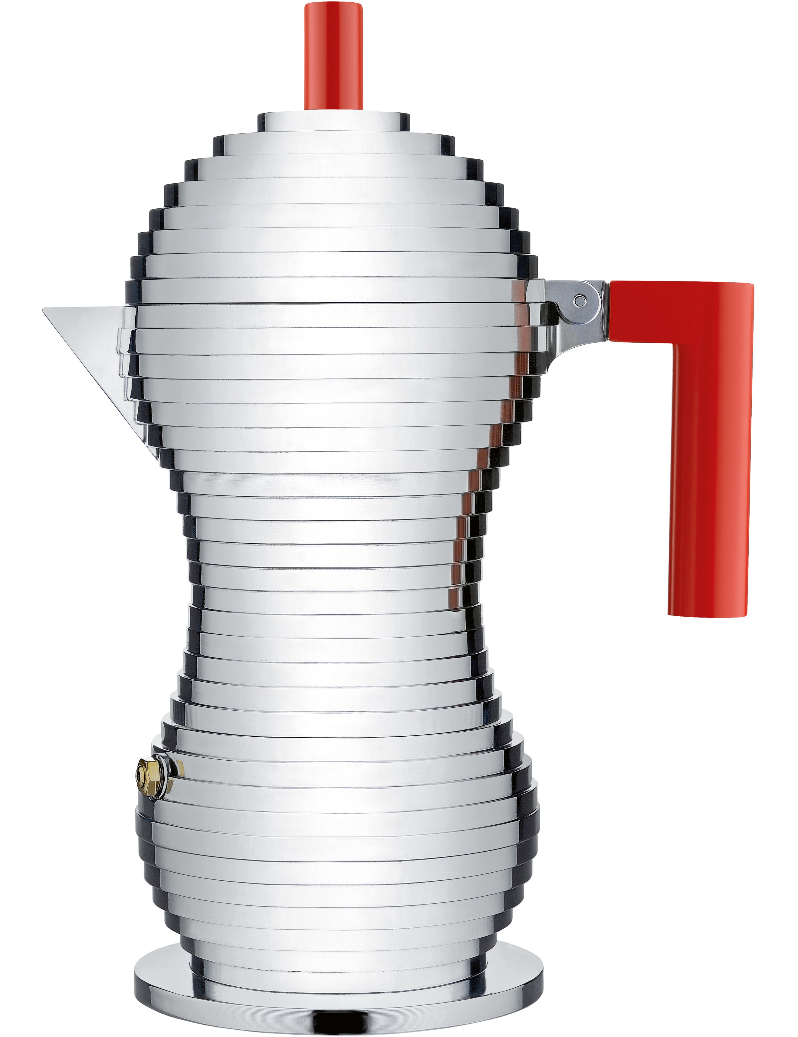 Indukčná kávovar PULCINA strieborný s červenou