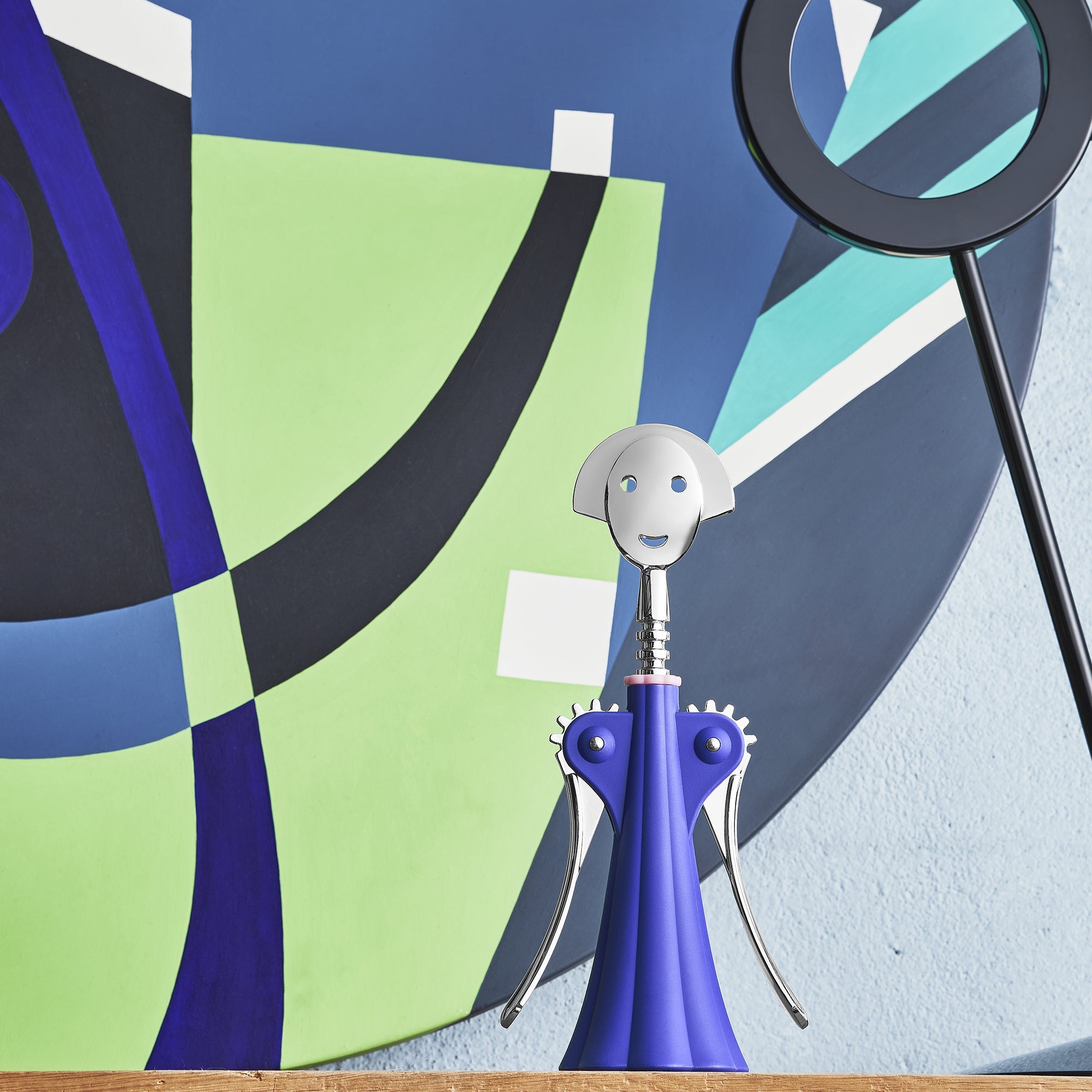 Otvorovač na fľaše ANNA G. modrý