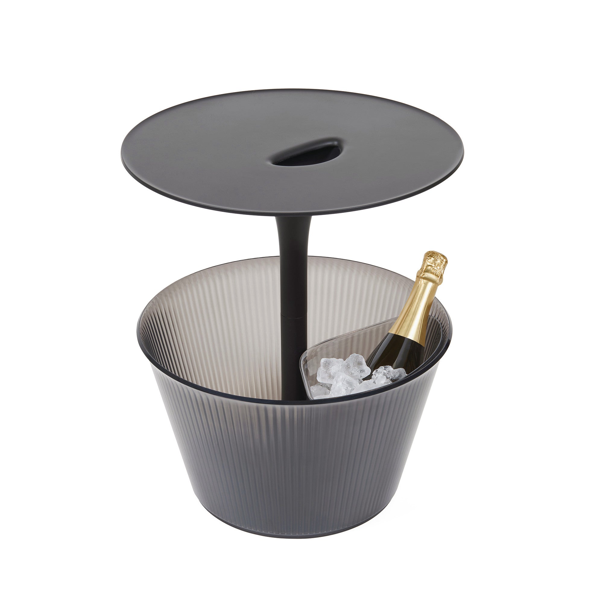 Čierny pomocný stolík PICK-UP