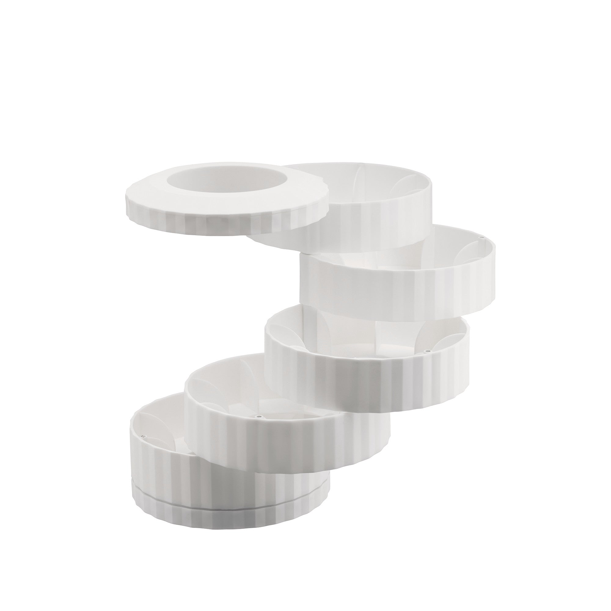 Biely zásobník na kávové kapsuly PLISSÉ