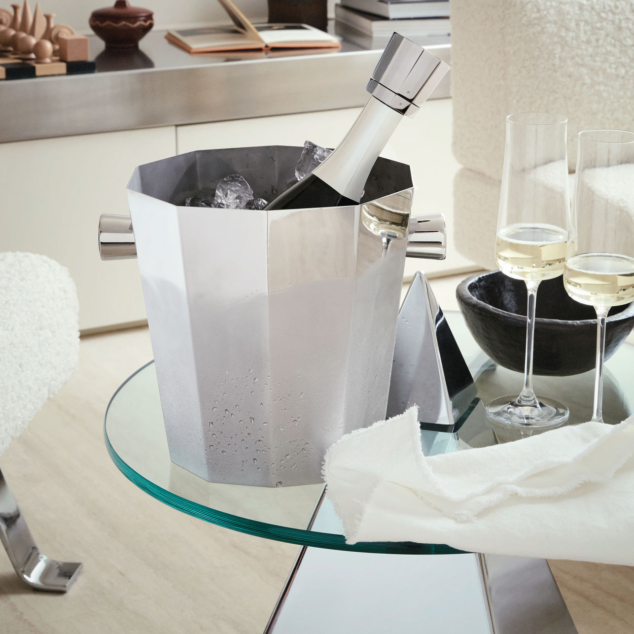 Zátka na šampanské EUGENIA nerezová oceľ