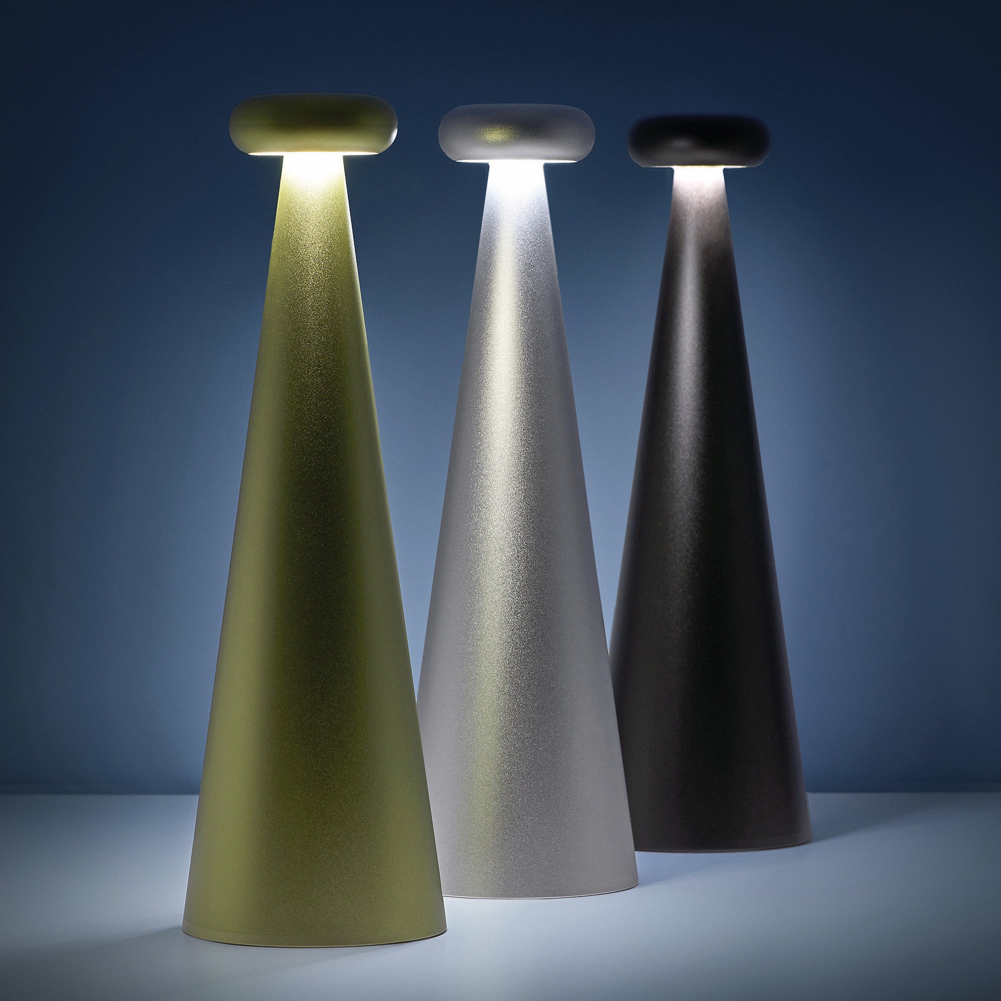 Prenosná LED lampa BEDIN hnedá