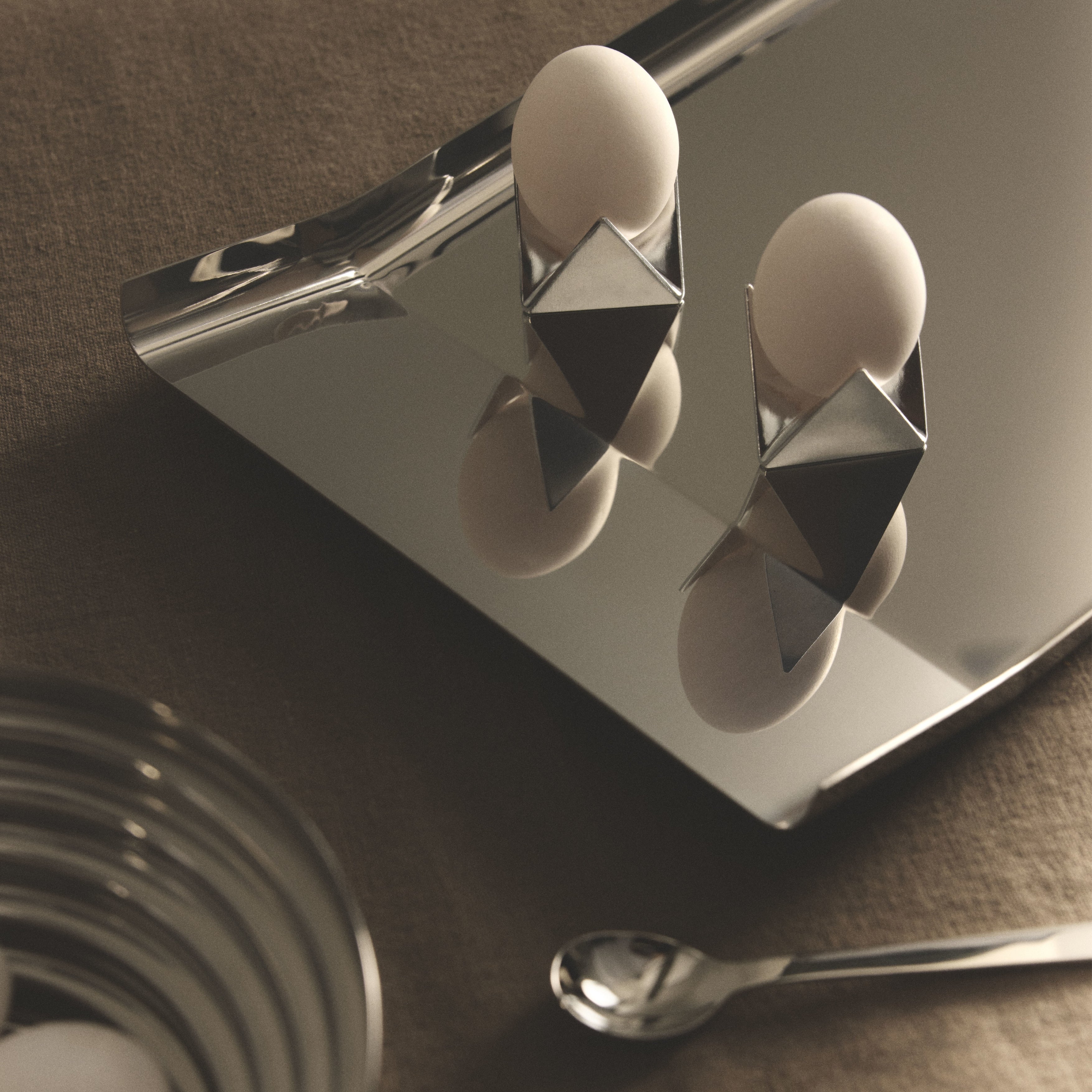 Podnos ARRAN leštená nerezová oceľ