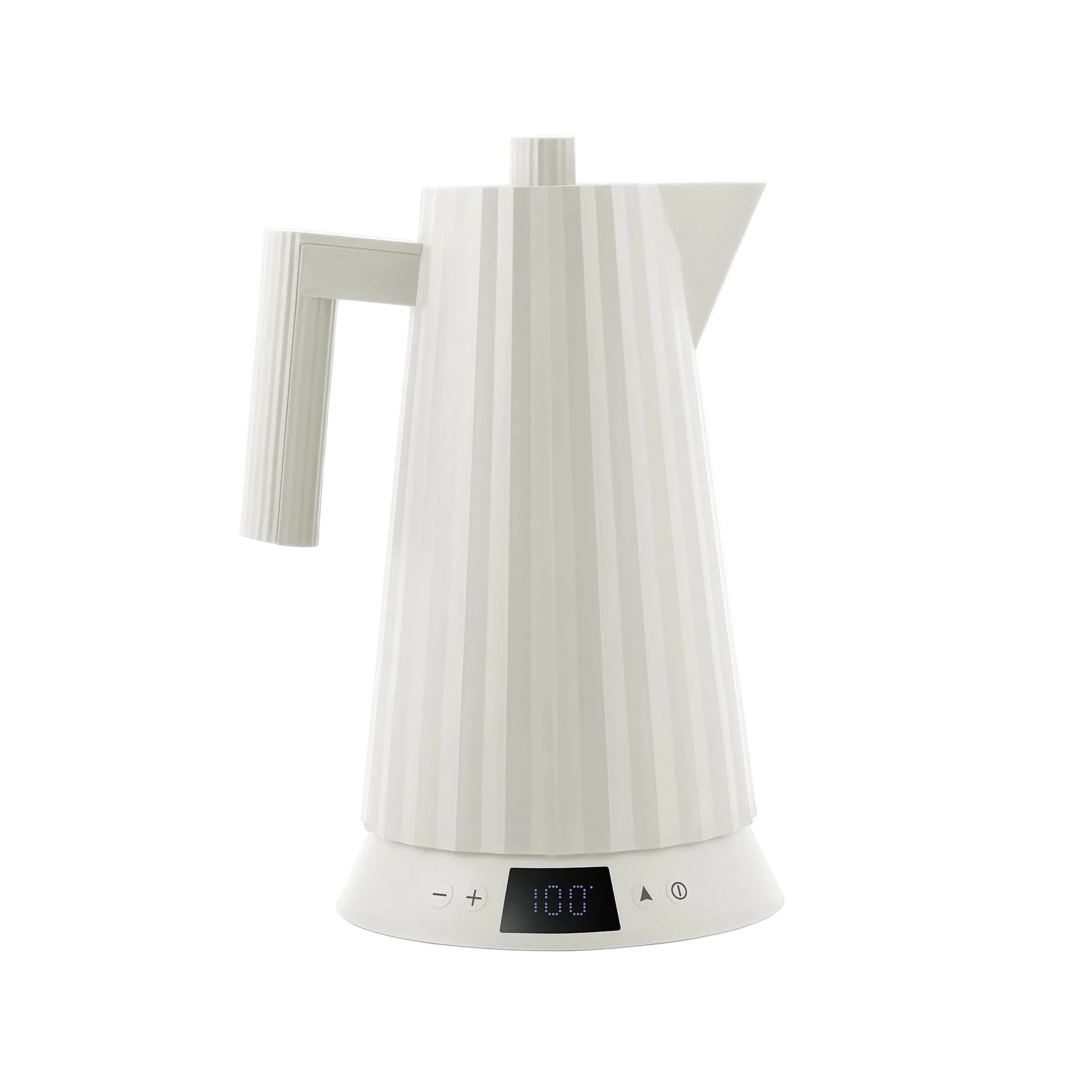 Biely elektrický čajník s reguláciou teploty PLISSÉ