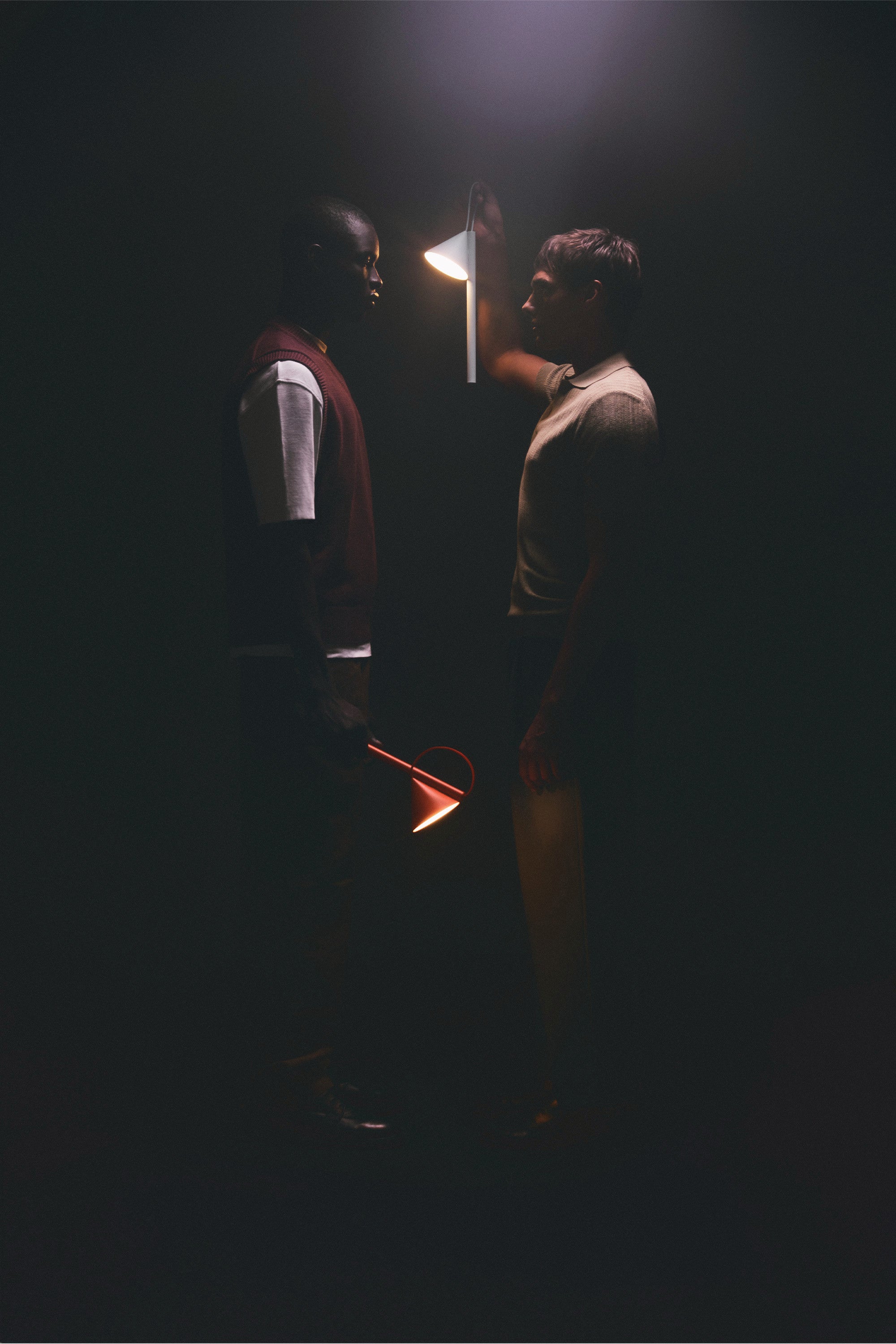 Orange tsumics portable lamp