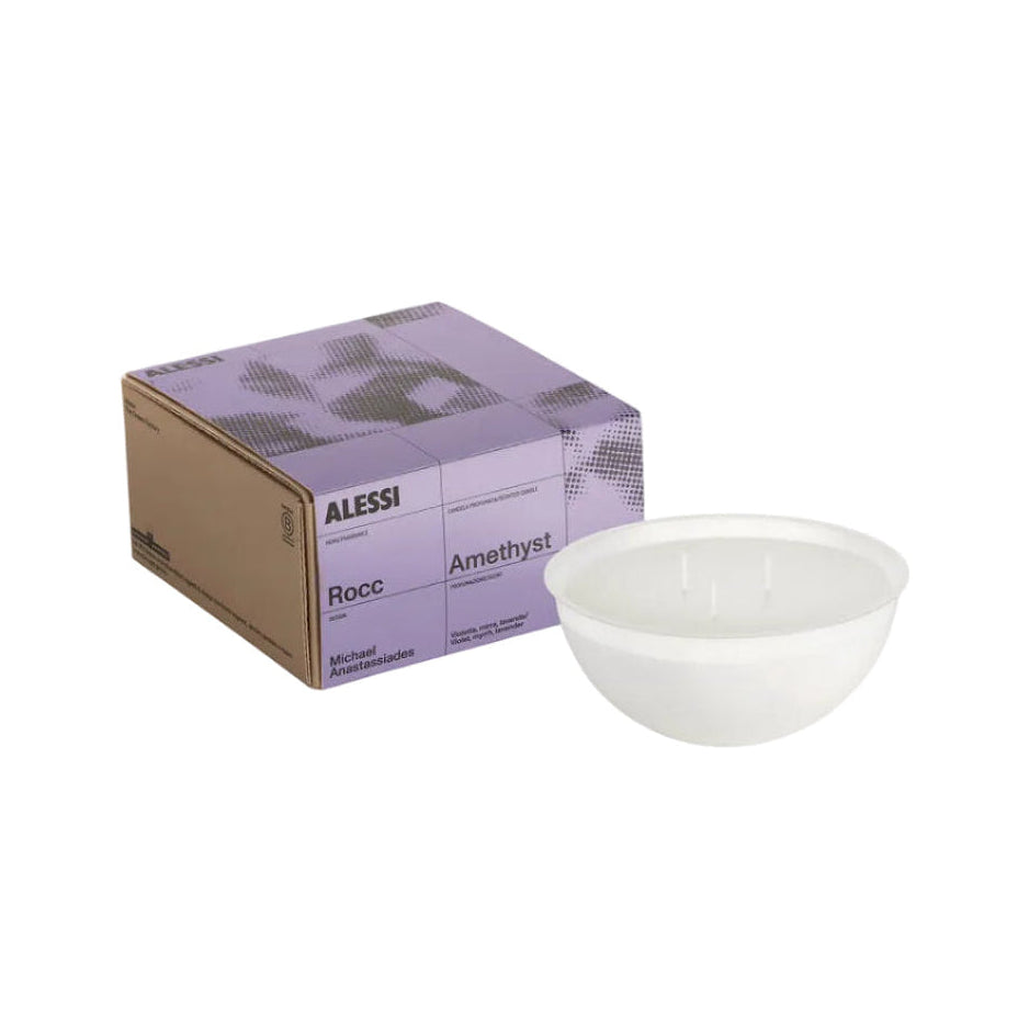 Scented insert for ROCC candle - AMETHYST notes of violet, myrrh, and lavender