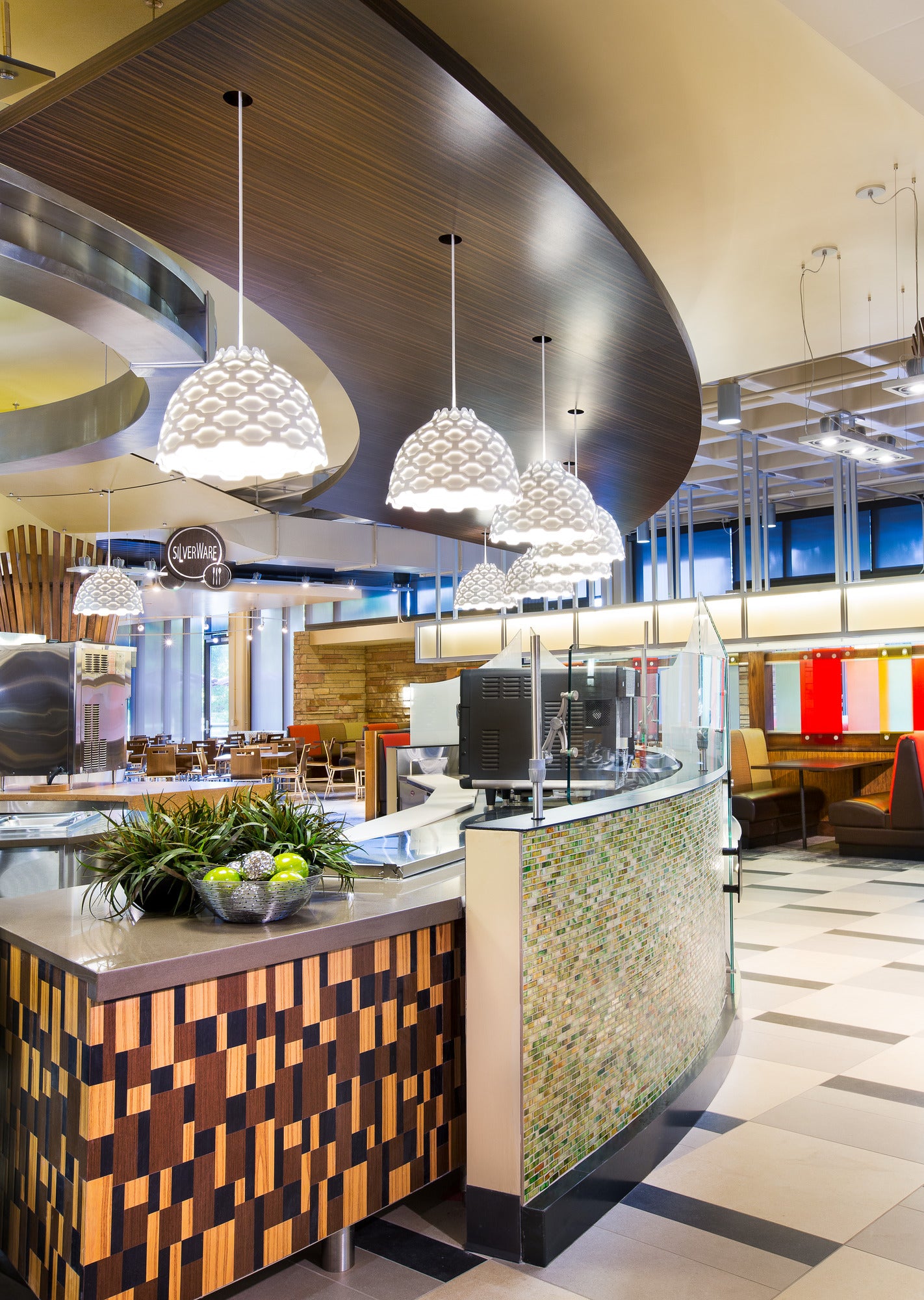 Závesná lampa LC SHUTTERS biela