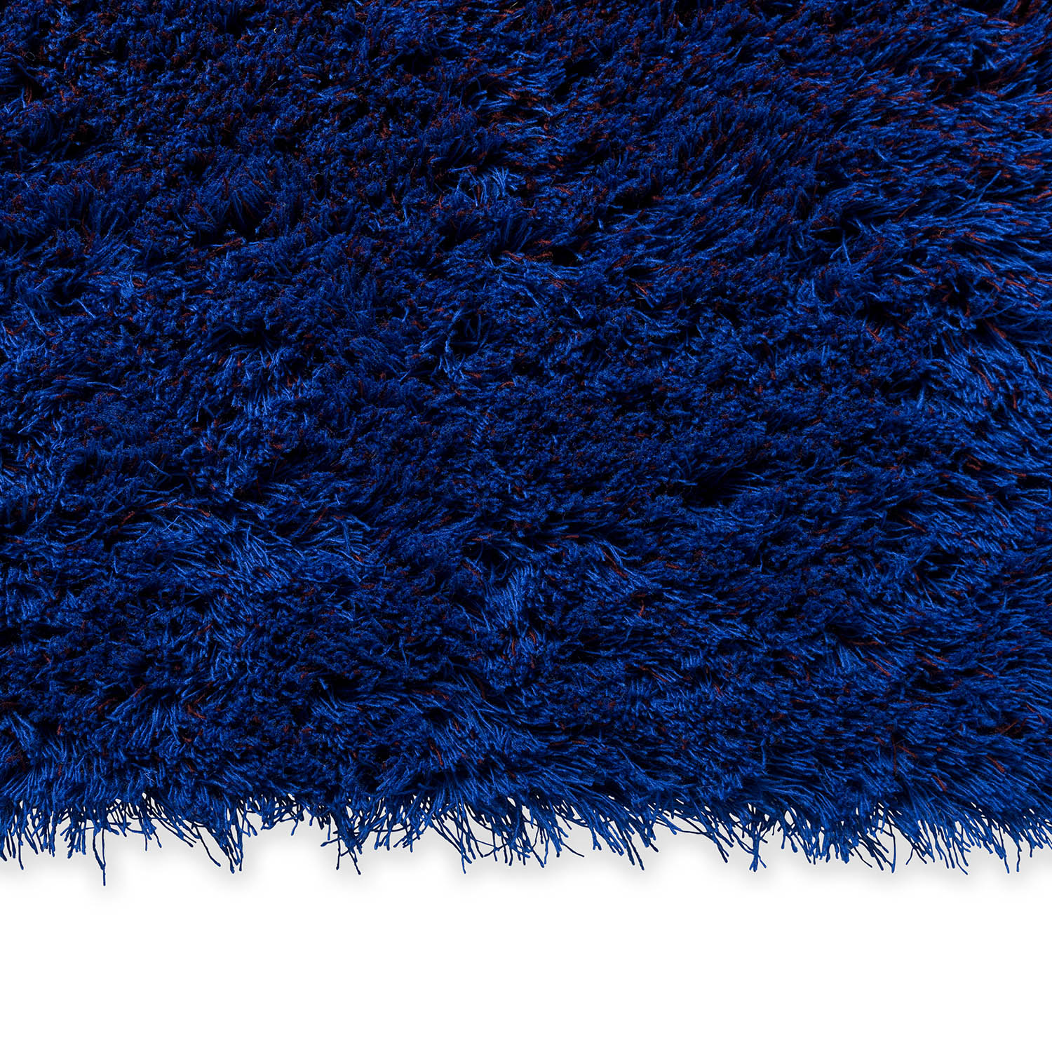 SHADE HIGH navy blue rug with long pile