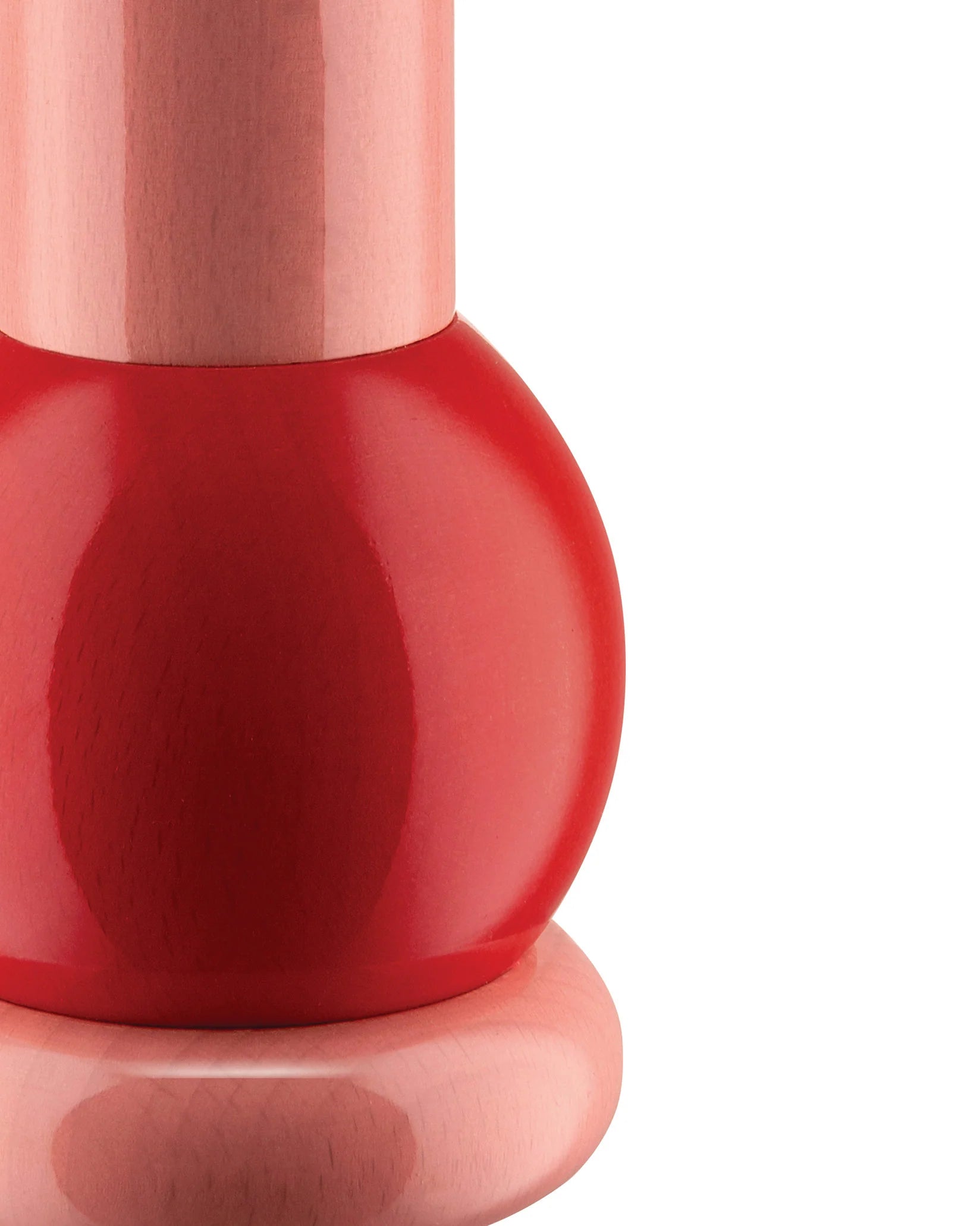 Mlynček na korenie TWERGI ružový s červenou