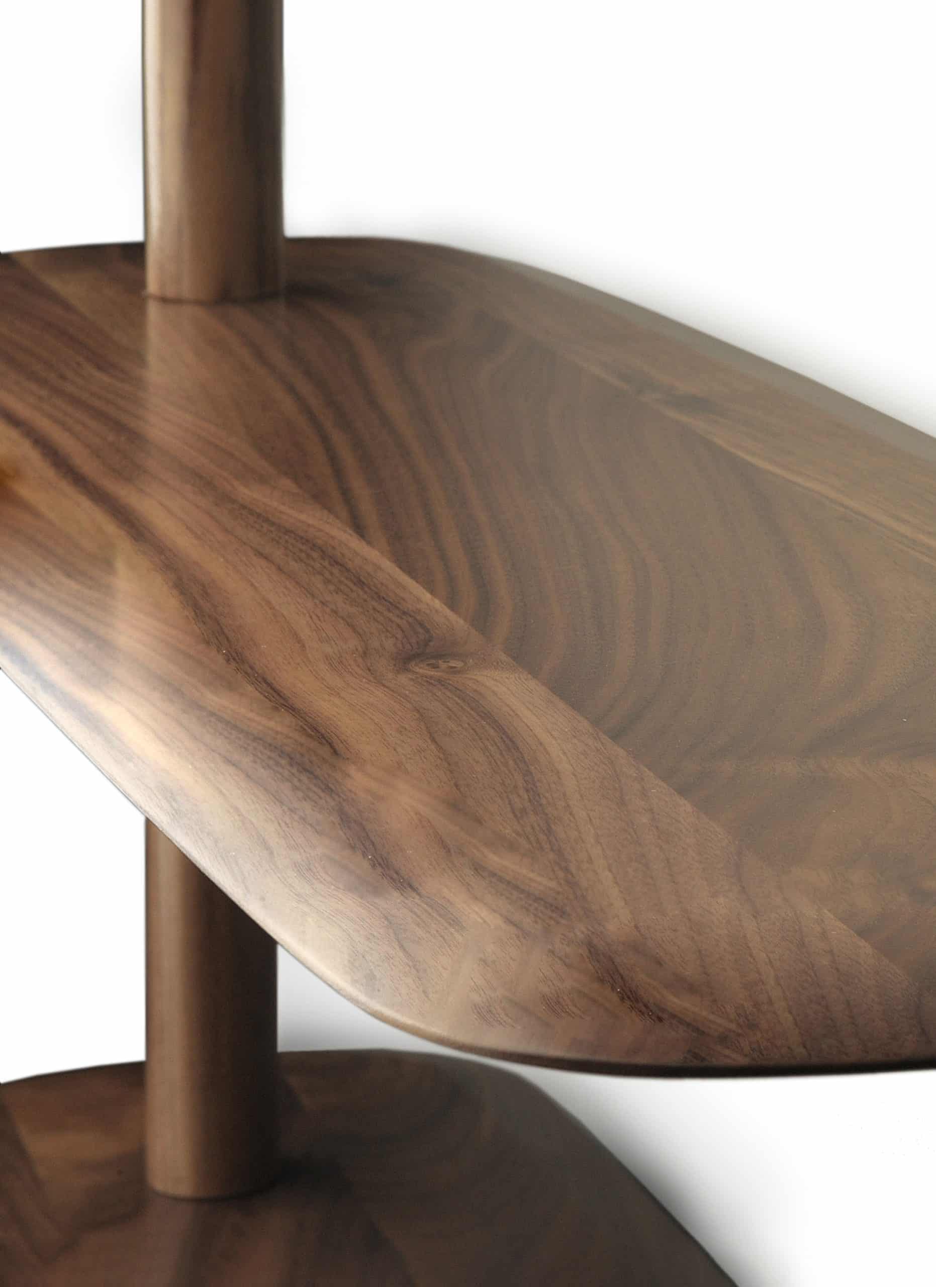 Závesný regál UNICA - KONFIGURÁCIA 06 orechový dyha