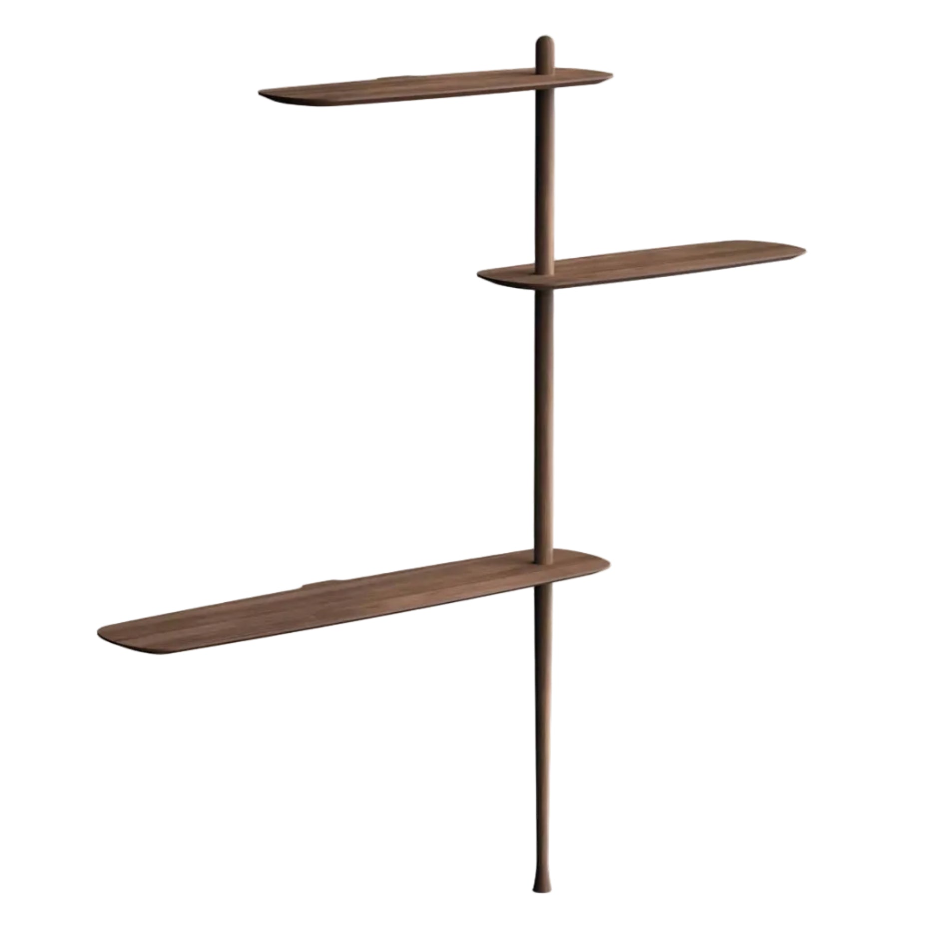 Regál UNICA - KONFIGURÁCIA 04 orechový dyha