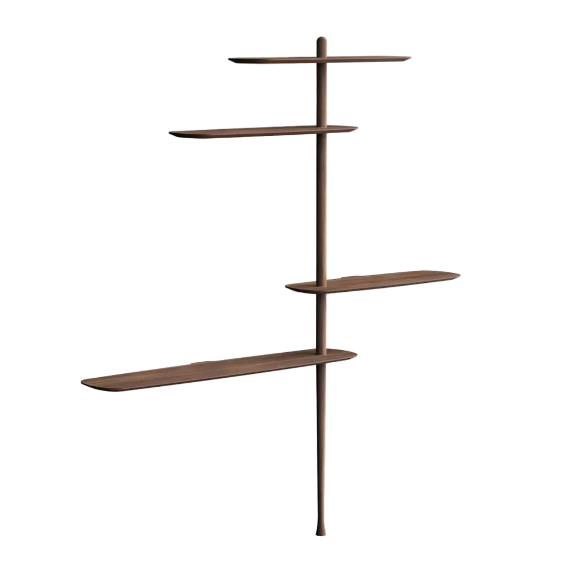 Regál UNICA - KONFIGURÁCIA 08 orechový dyha