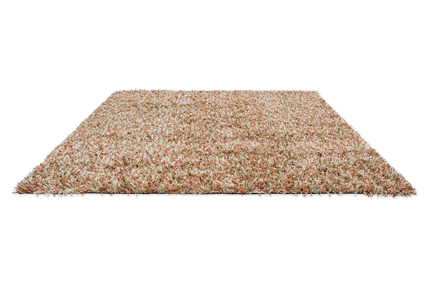 SPRING long pile rug beige-orange