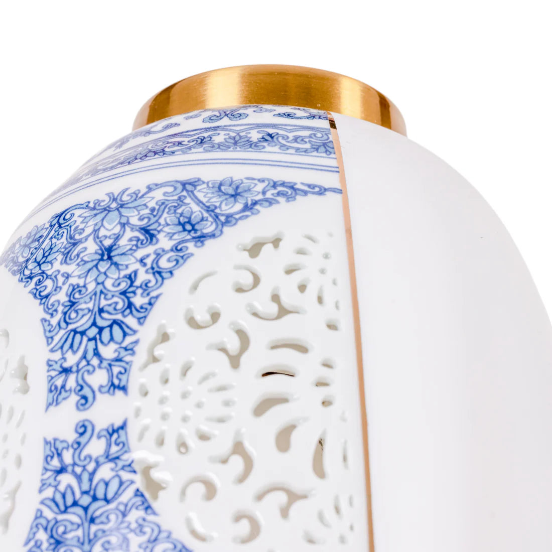 Pendant lamp HYBRID LAUVIA white porcelain