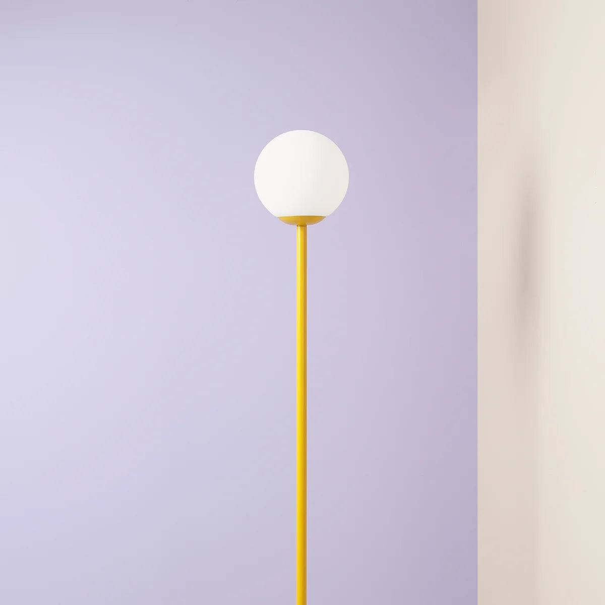 Stojaca lampa PINNE horčicovo žltá