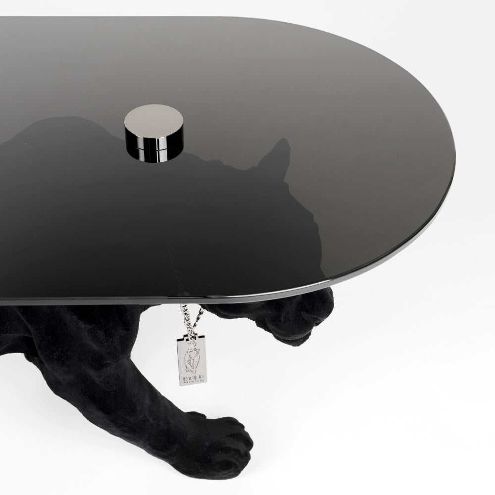 DOPE AS HELL black coffee table