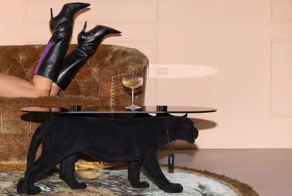 DOPE AS HELL black coffee table