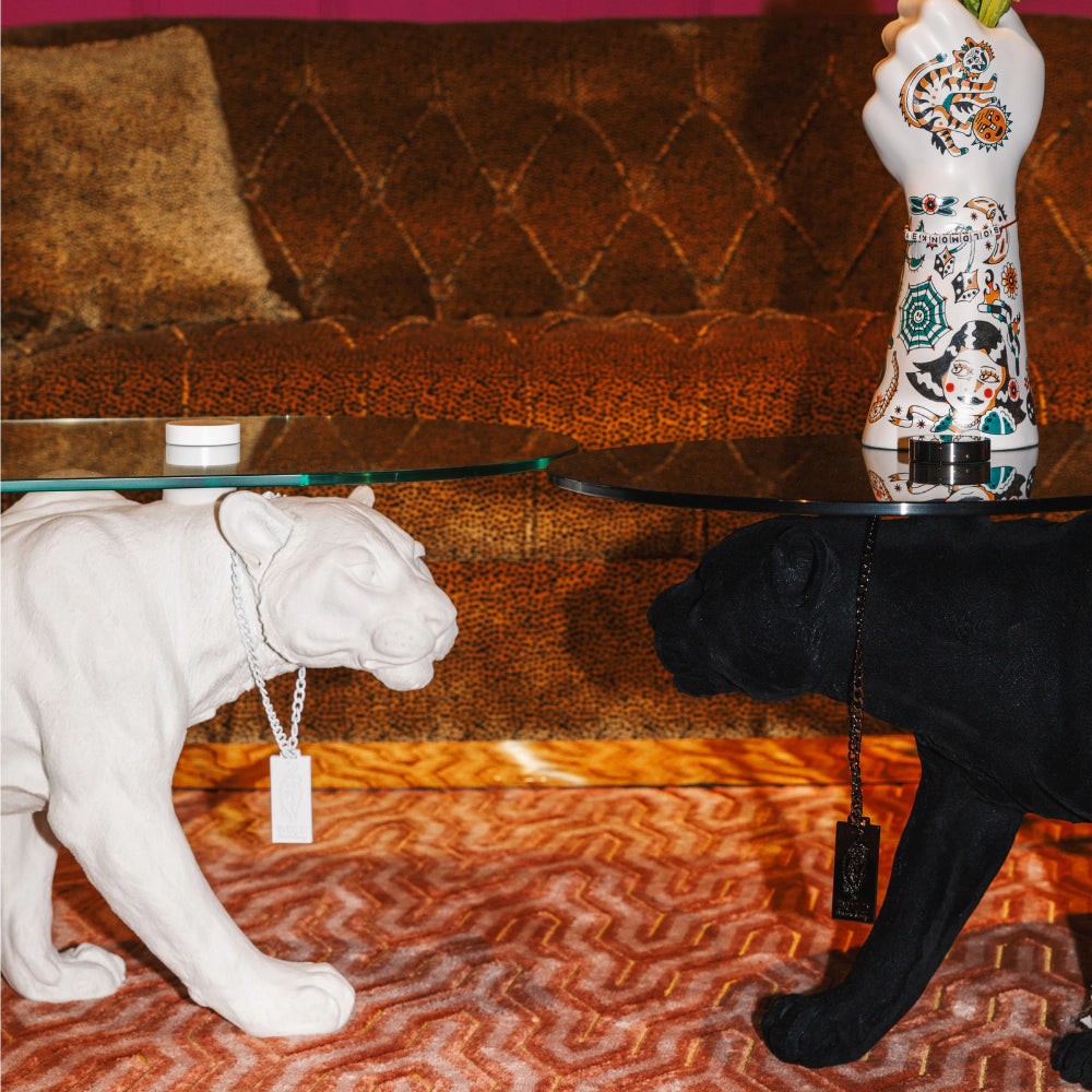 DOPE AS HELL black coffee table