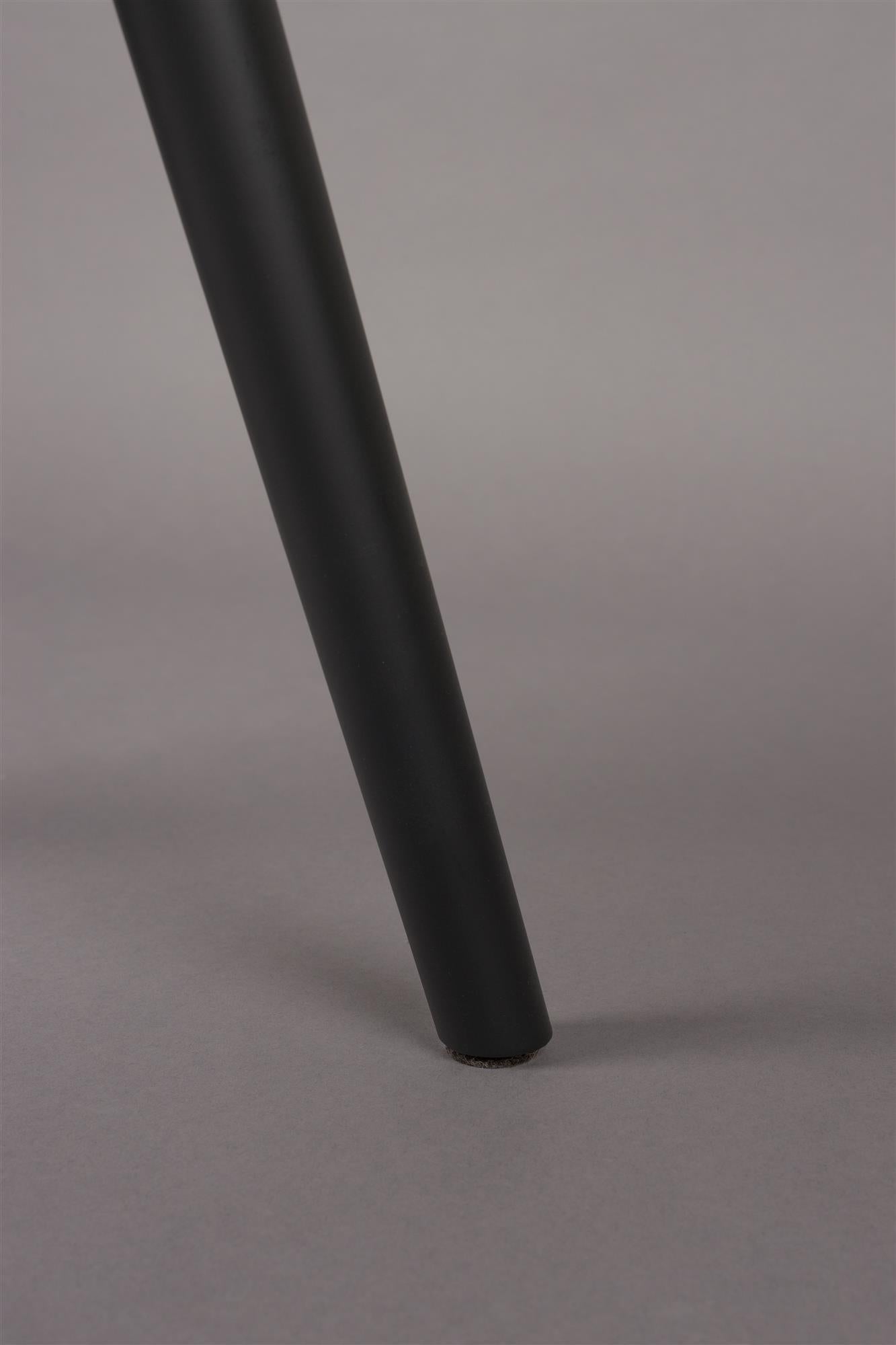 Stolička FENNA béžová s čiernym podstavcom