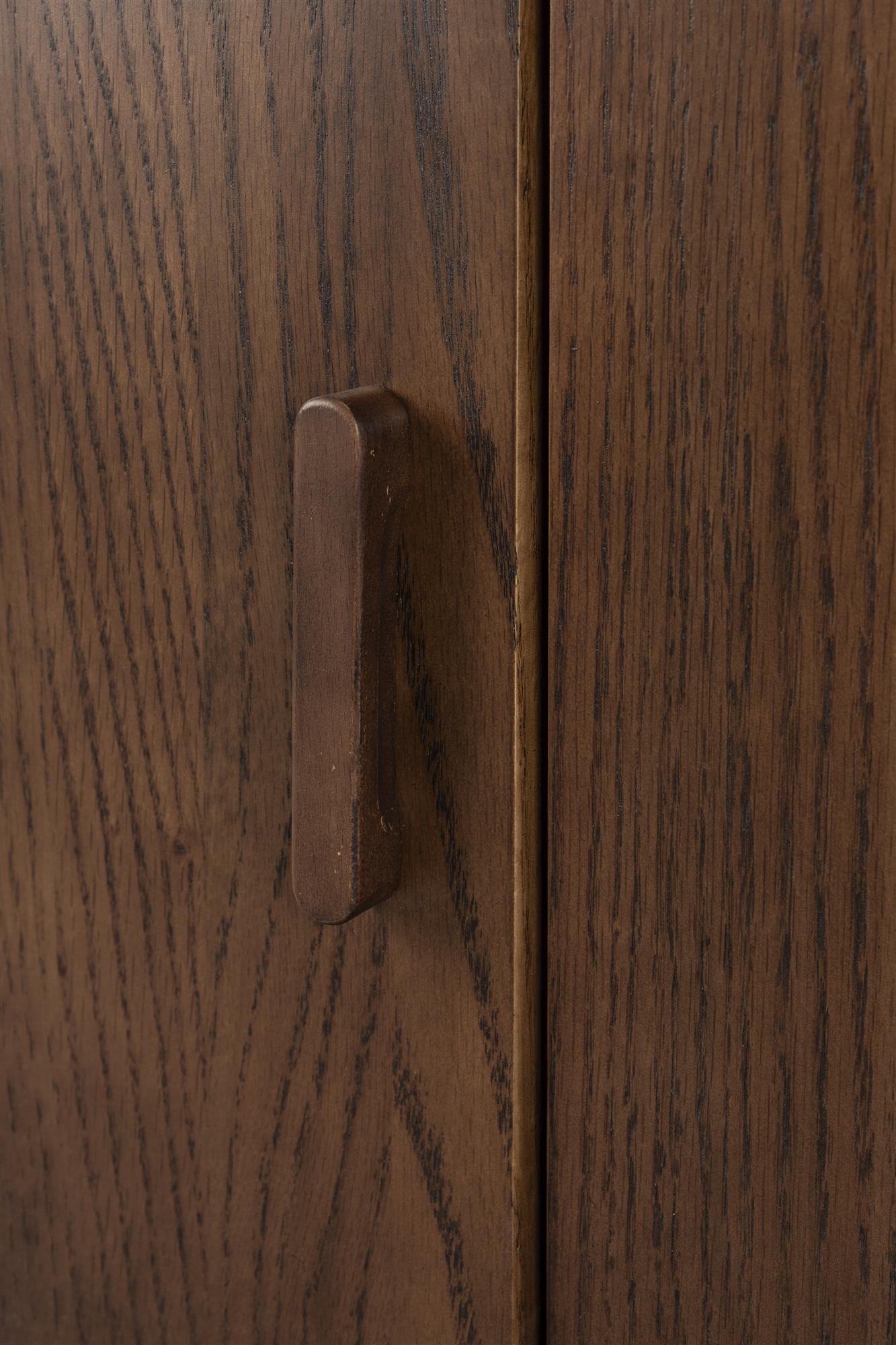 Komoda ARDA krémový travertín s dubovým drevom