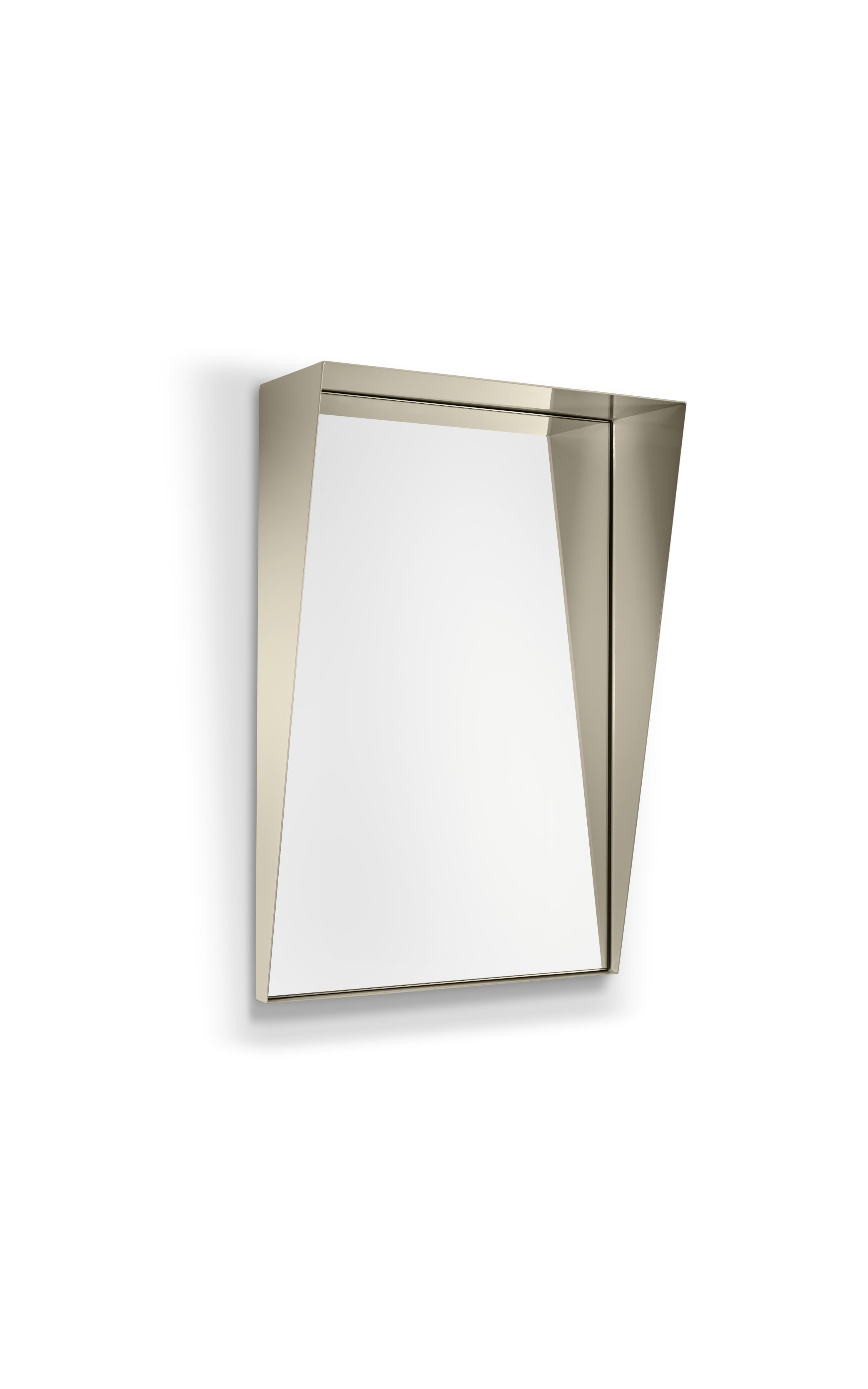 BEAK wall mirror beige