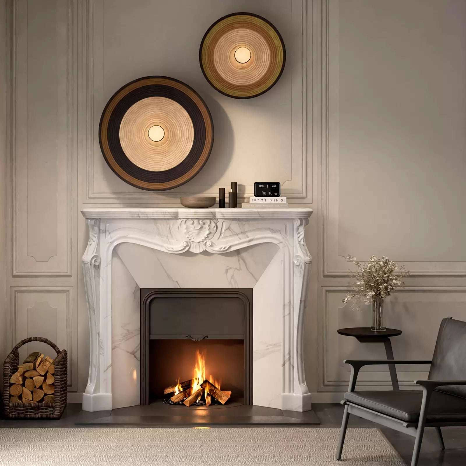 Nástenné svietidlo GRASS zelené