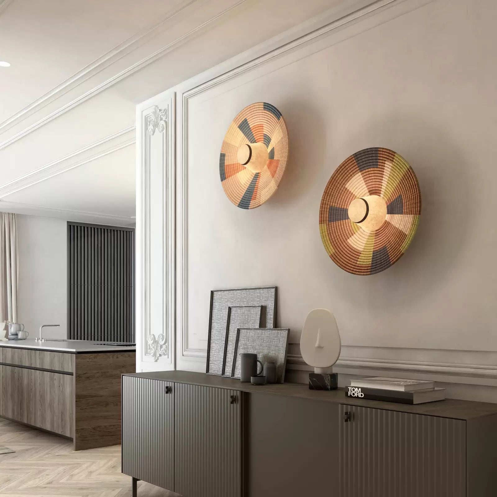 Nástenné svietidlo PARROT hnedé