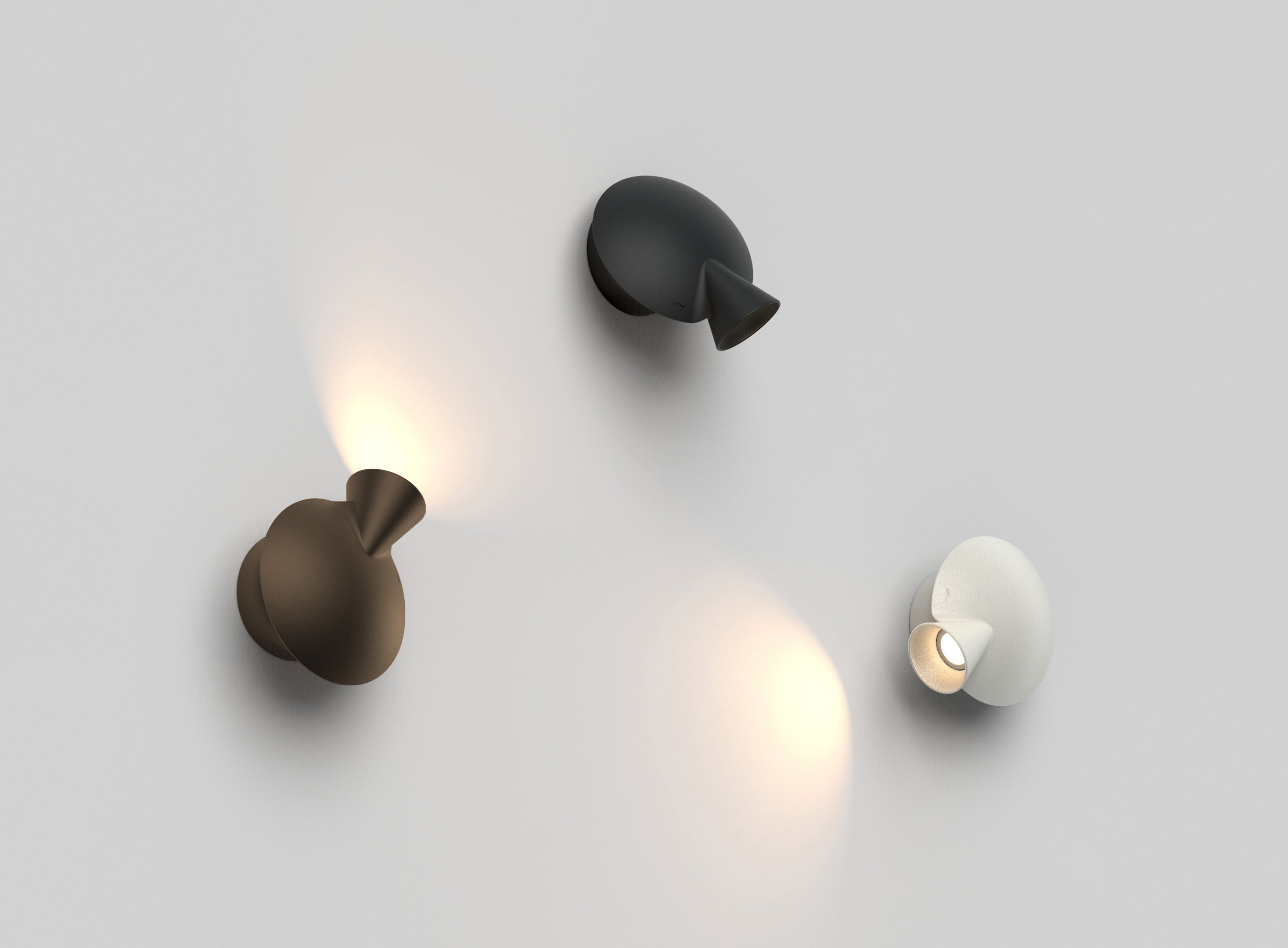 Lampa ścienna TORTUGA biały