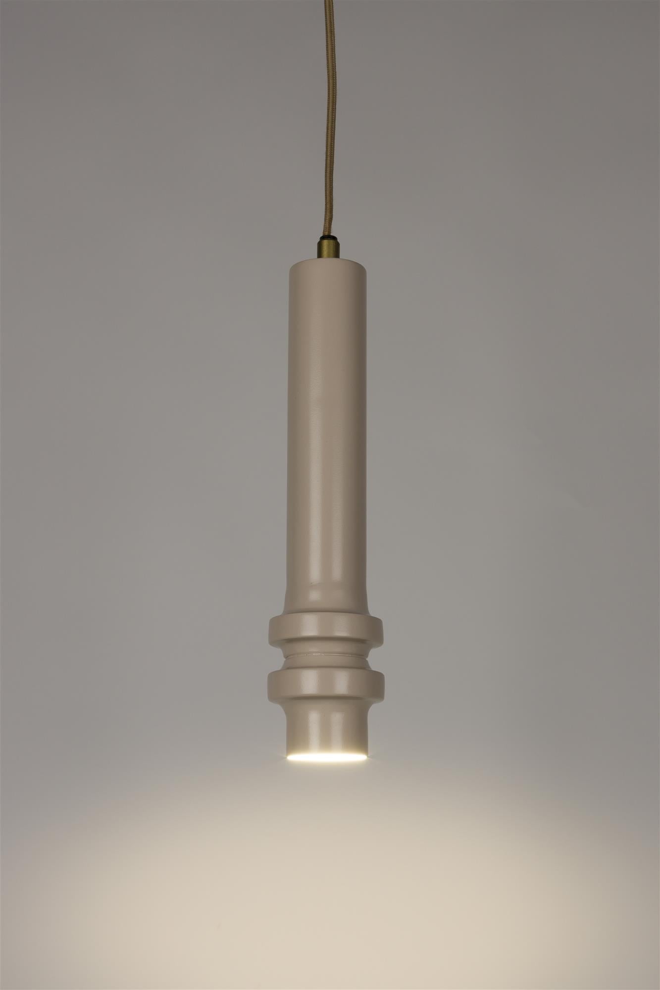 Závesná lampa DUCT krémová