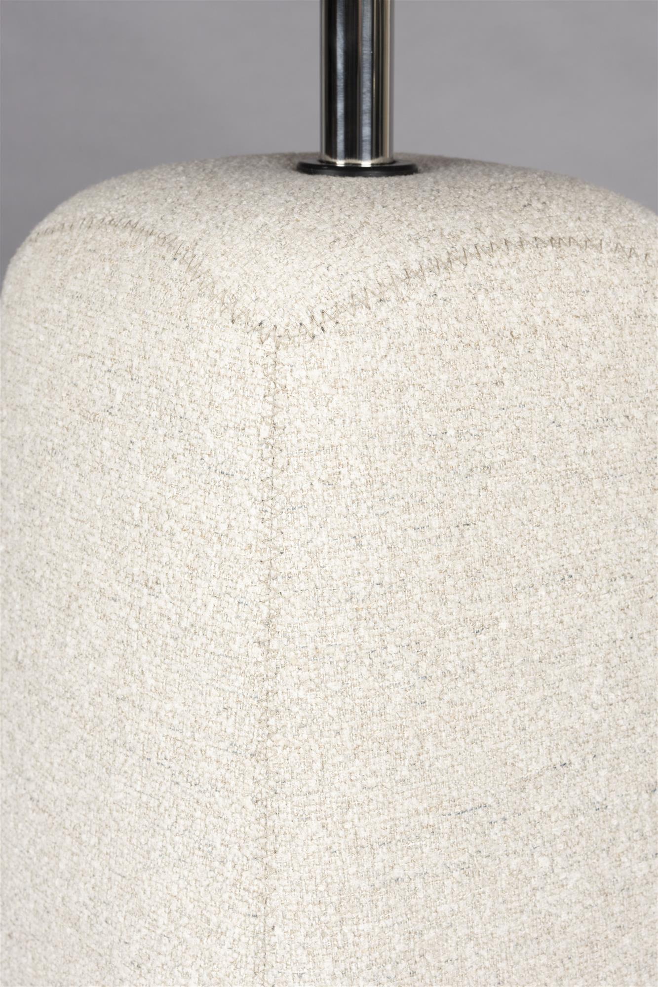 Bocný stolík SHELLY béžový s orechovým vrchom