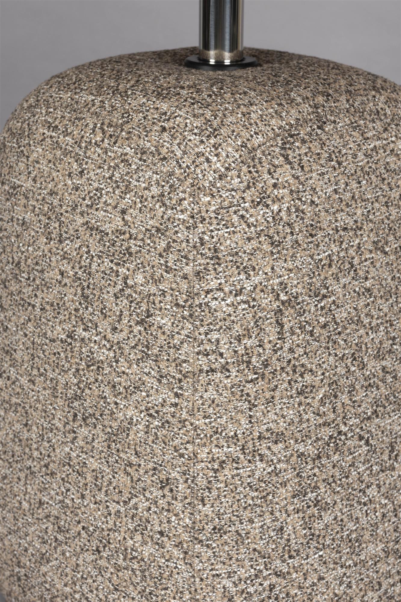 Bočný stolík SHELLY tmavobéžový melír