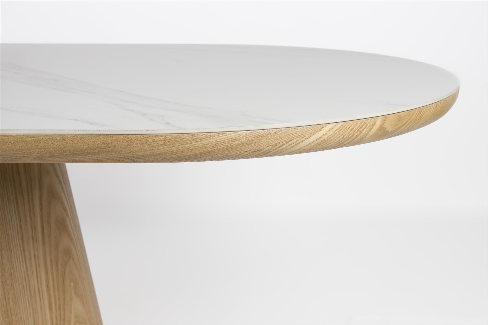 Stôl ALMIRA drevený s imitáciou mramoru