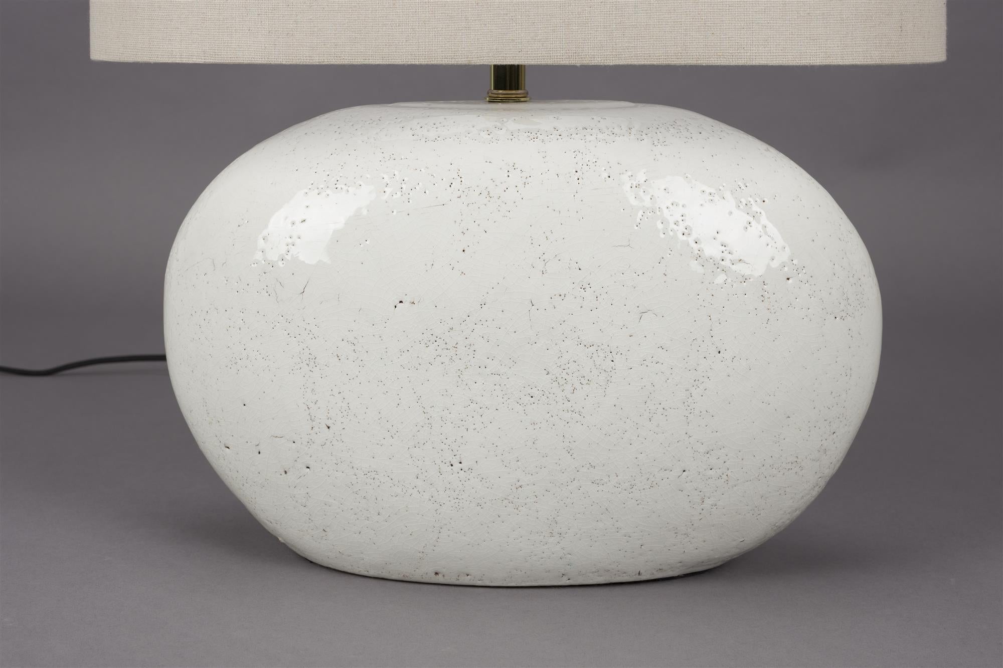 Stolná lampa HAILEY svetlo béžová keramika