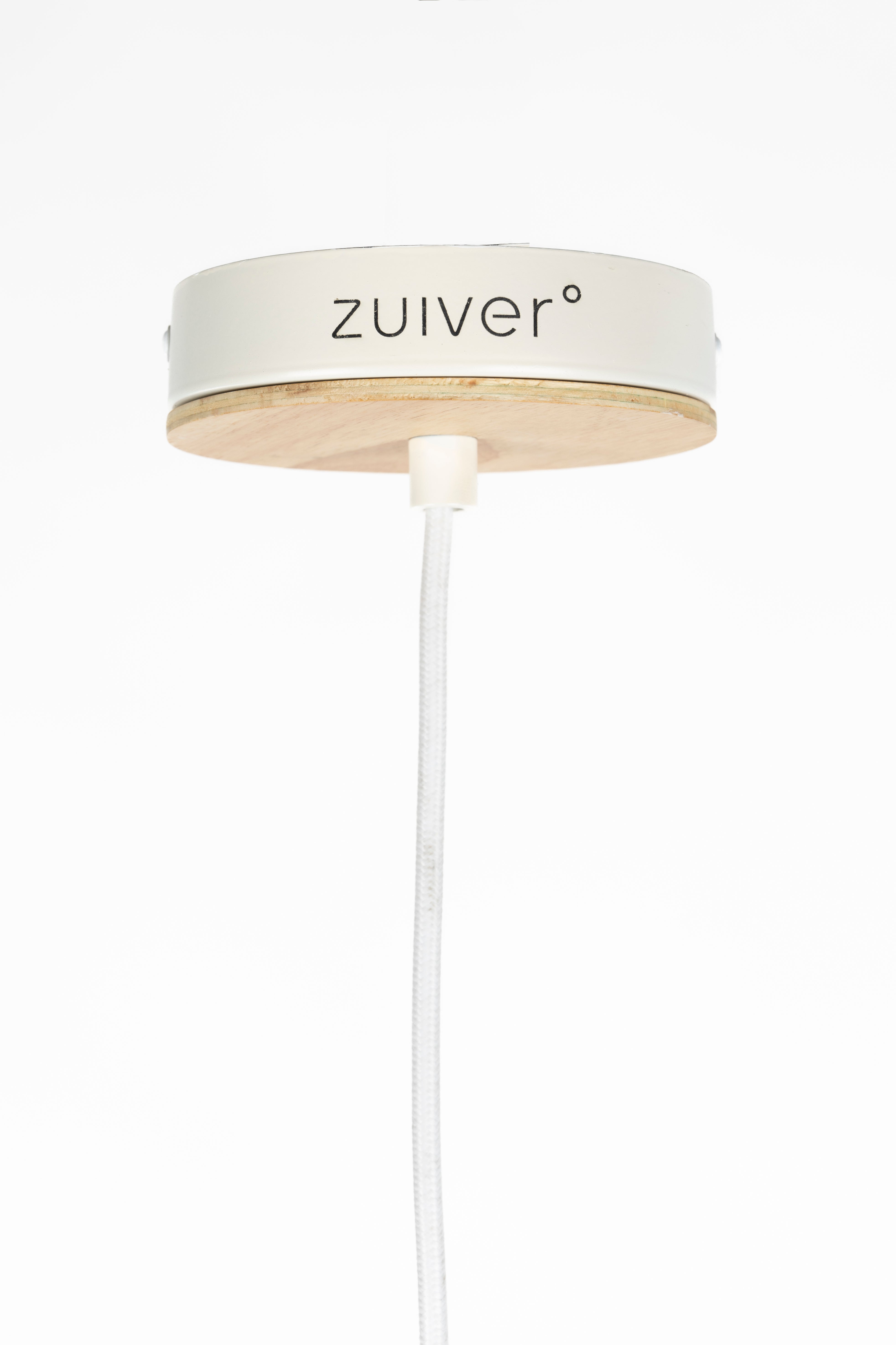 Závesná lampa BELLE zlomená biela