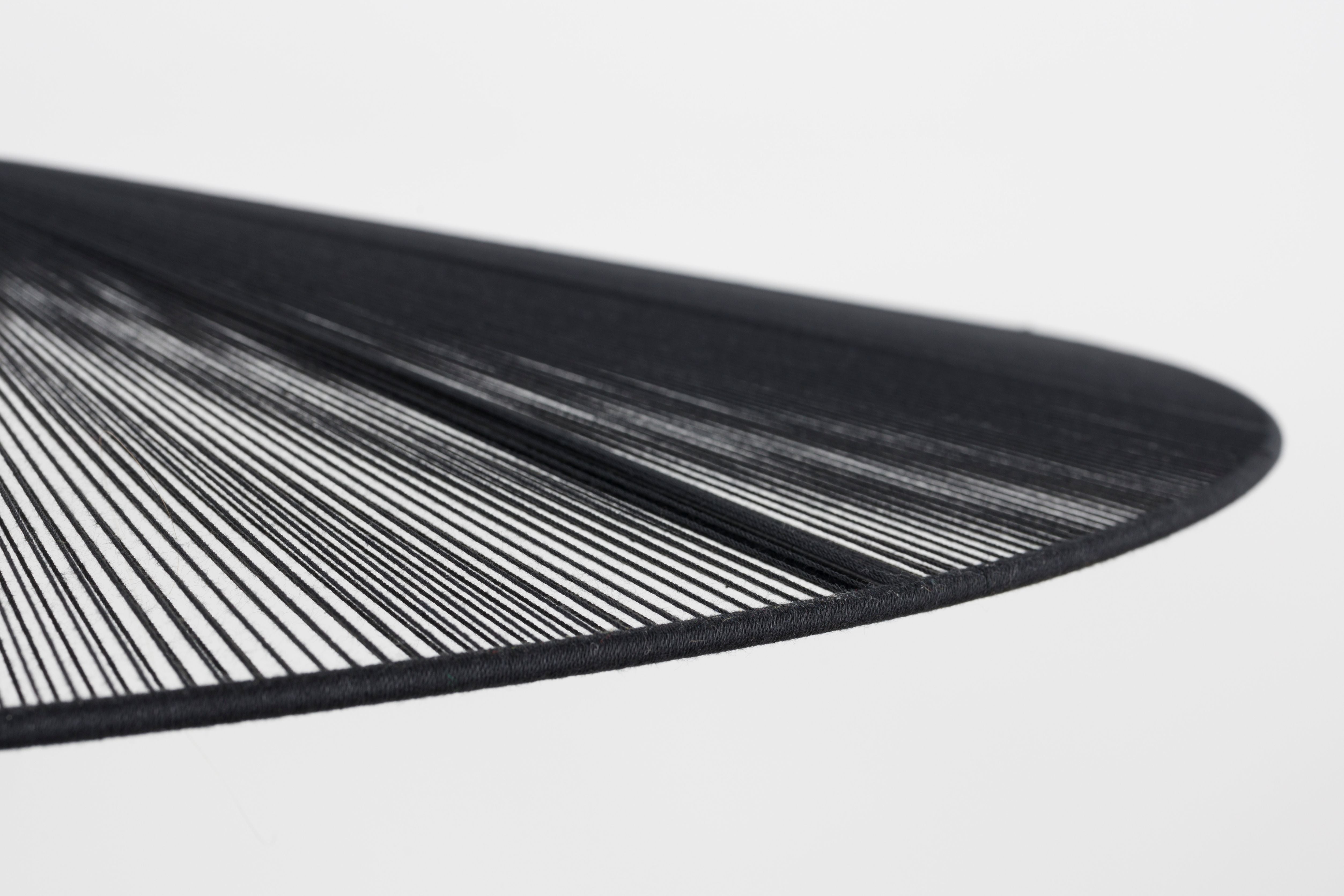 Závesná lampa BELLE čierna