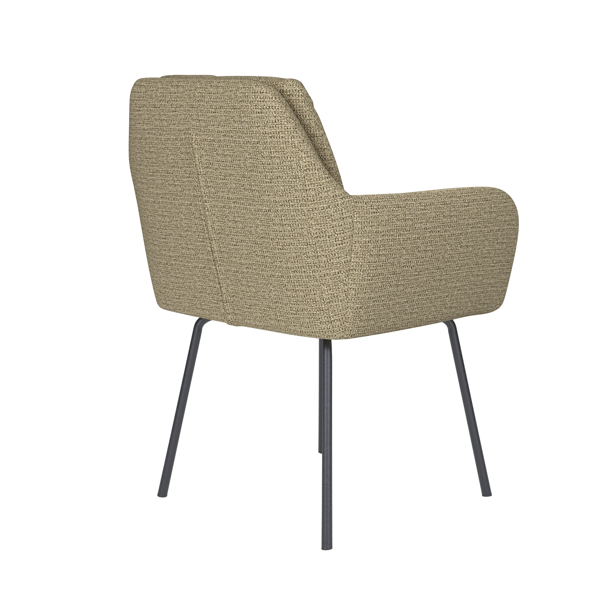 PETE chair green with black base