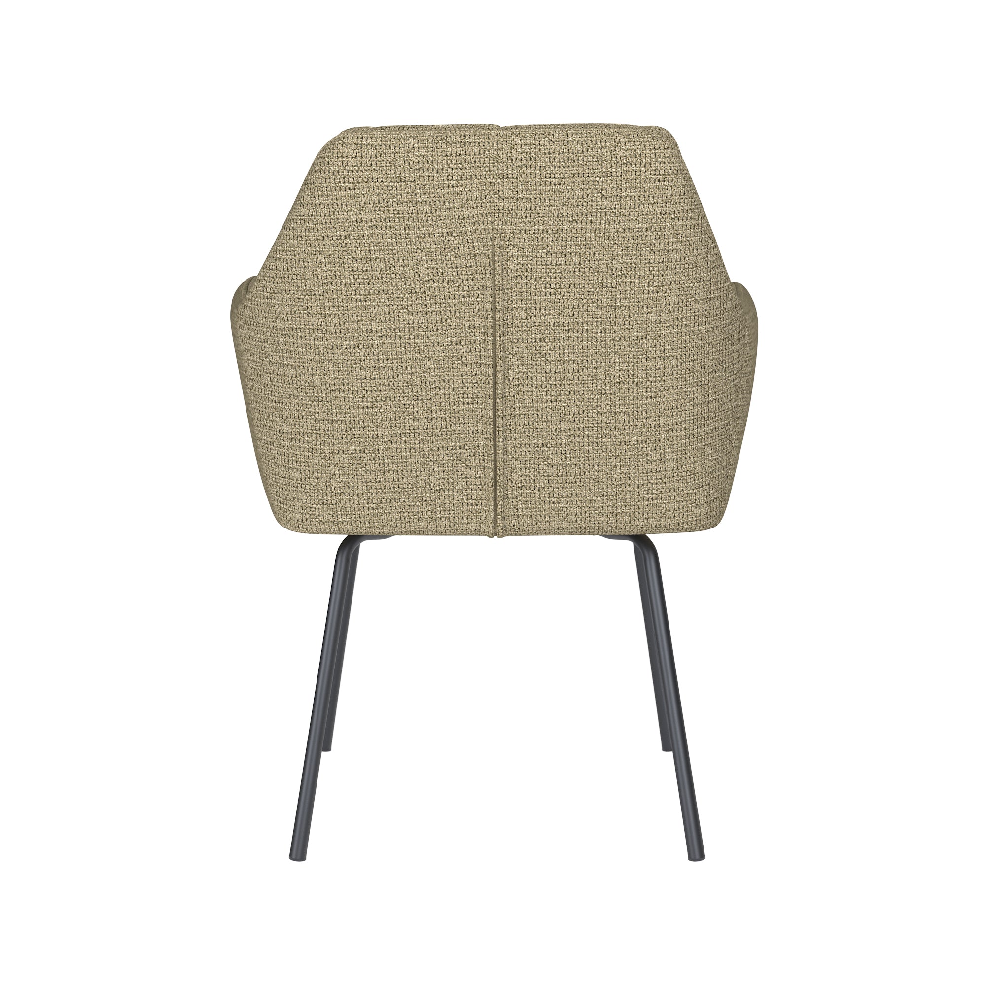 PETE chair green with black base