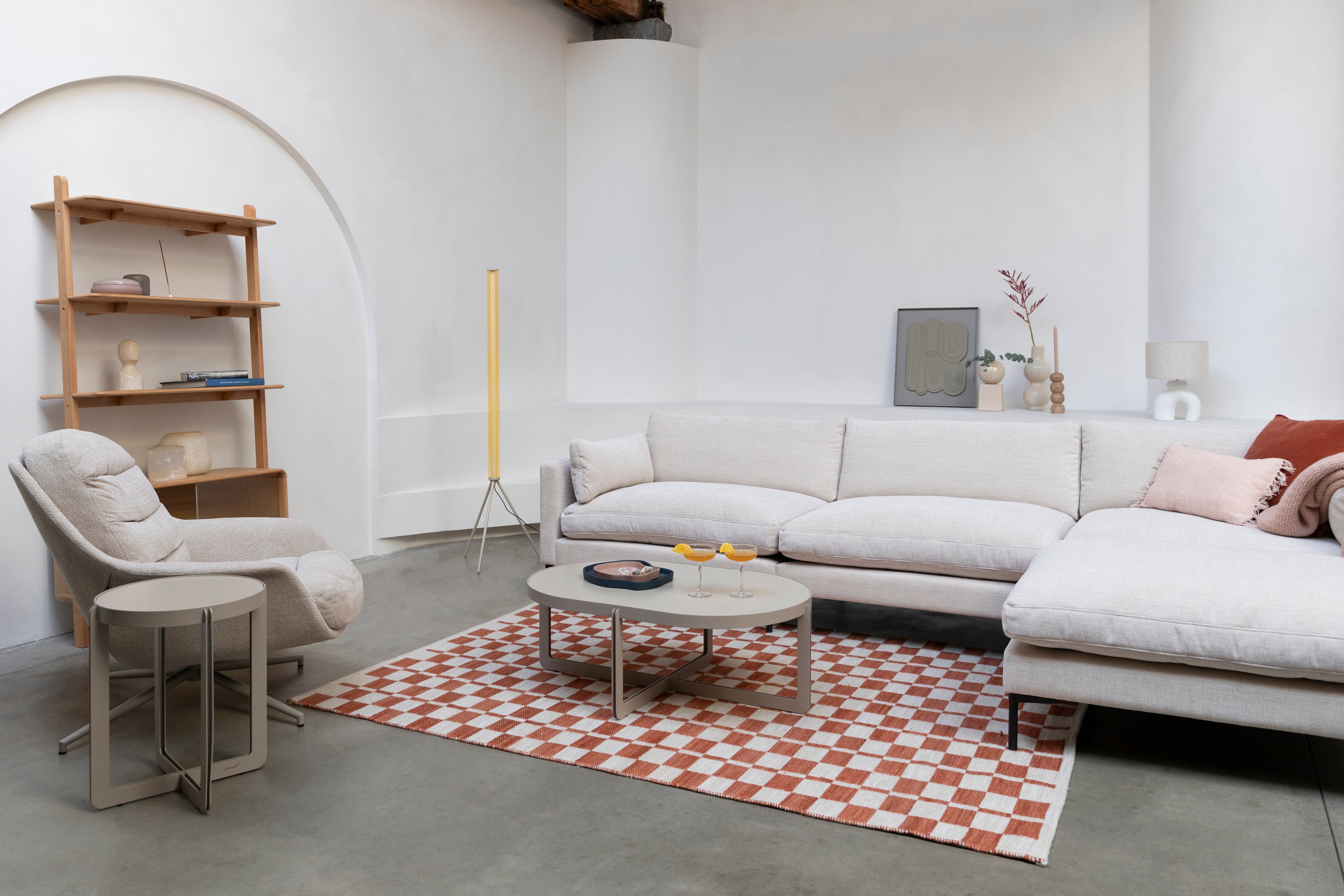 Regál RISE dubový dyha