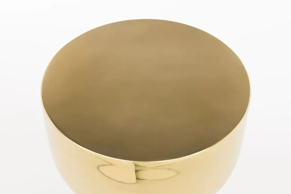 GONNA MAKE YOU SWEAT gold side table