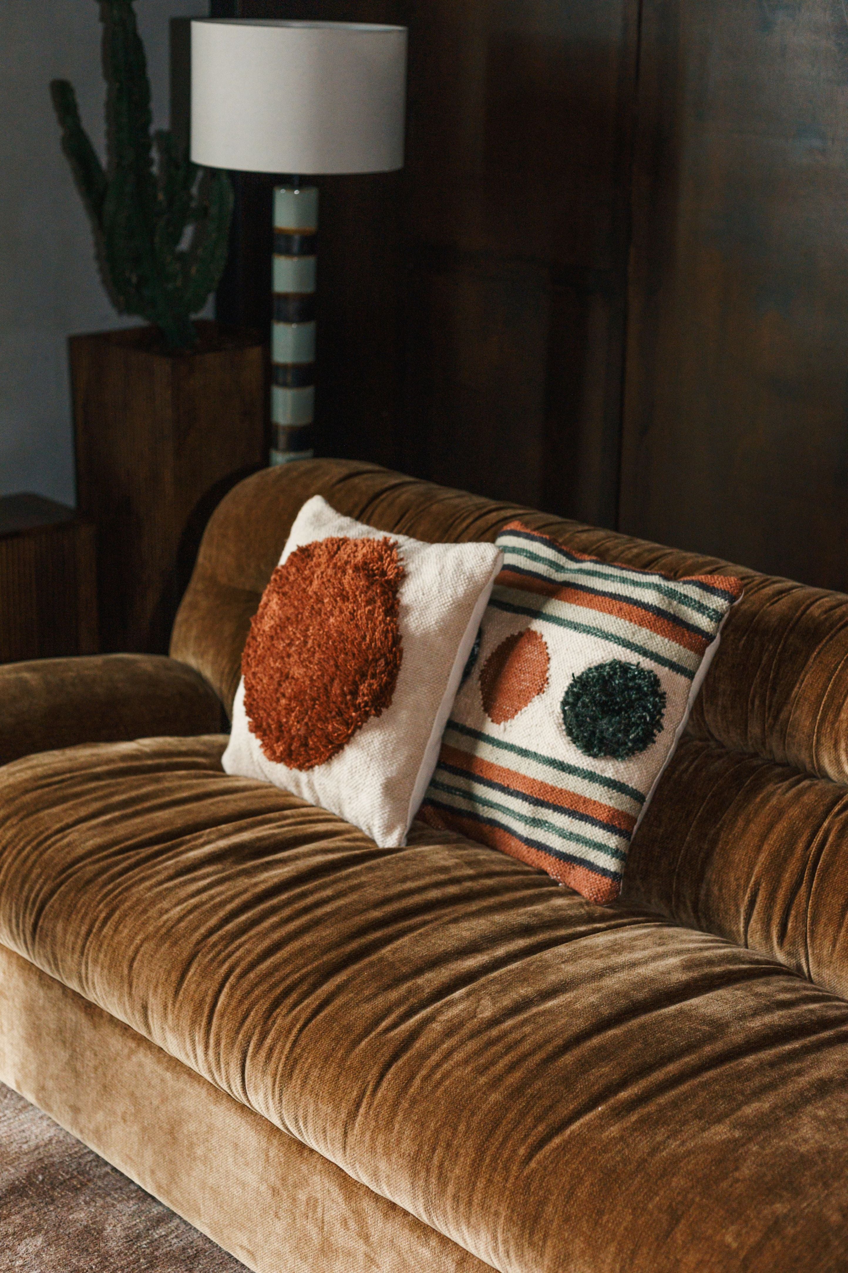 DOUGLAS sofa in cognac velvet