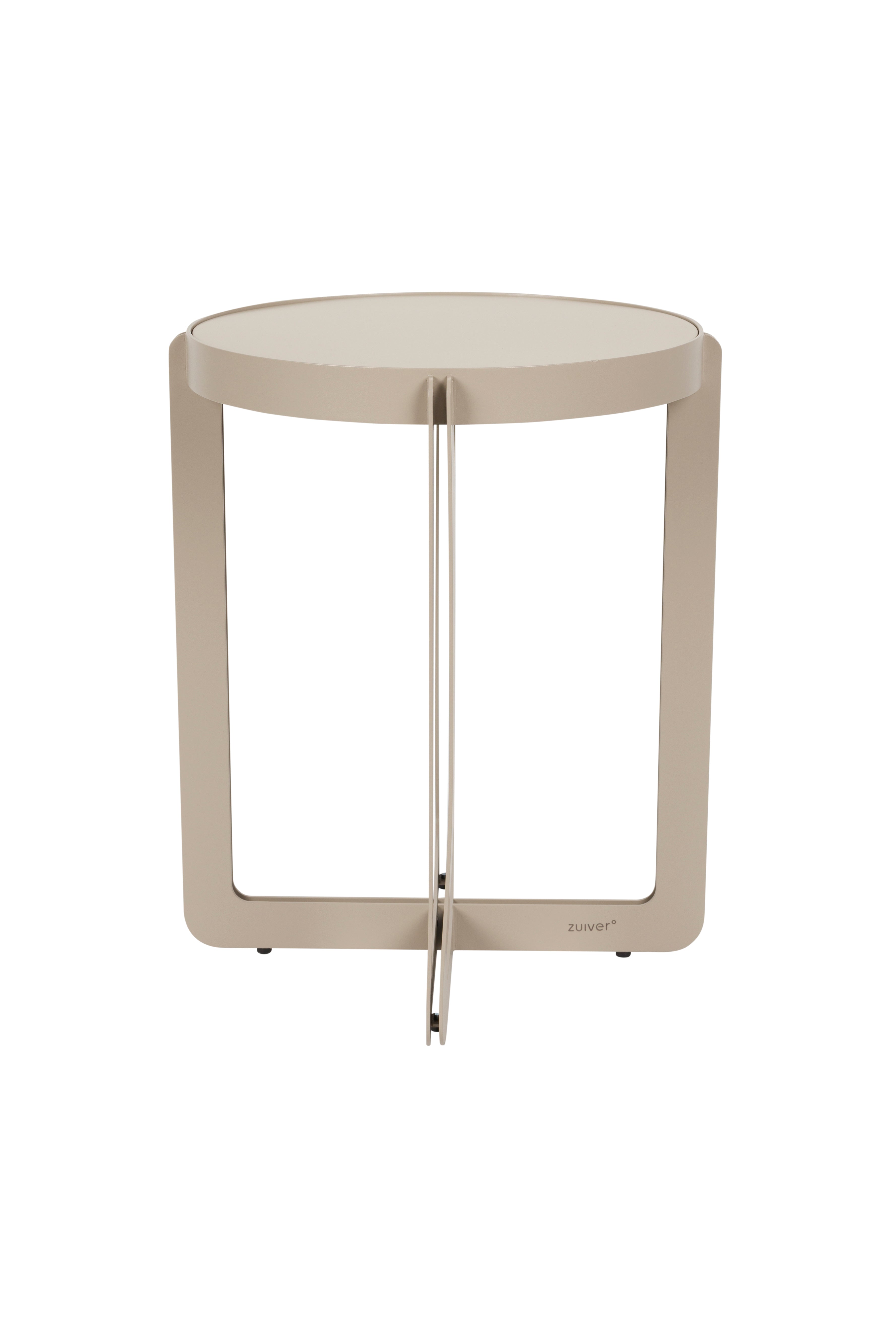 CENTRE beige side table