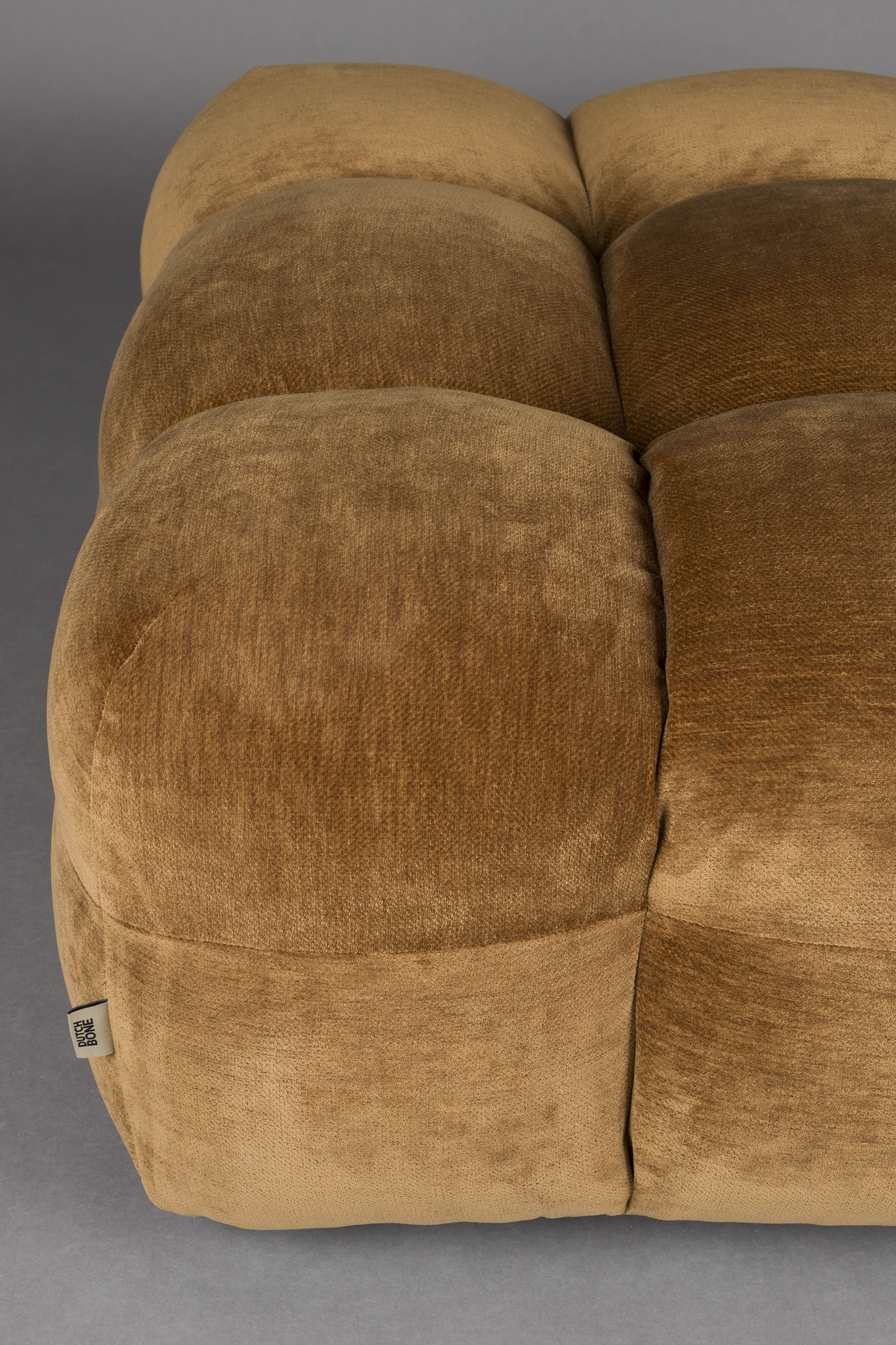 Puf HACKMAN koniakový zamat