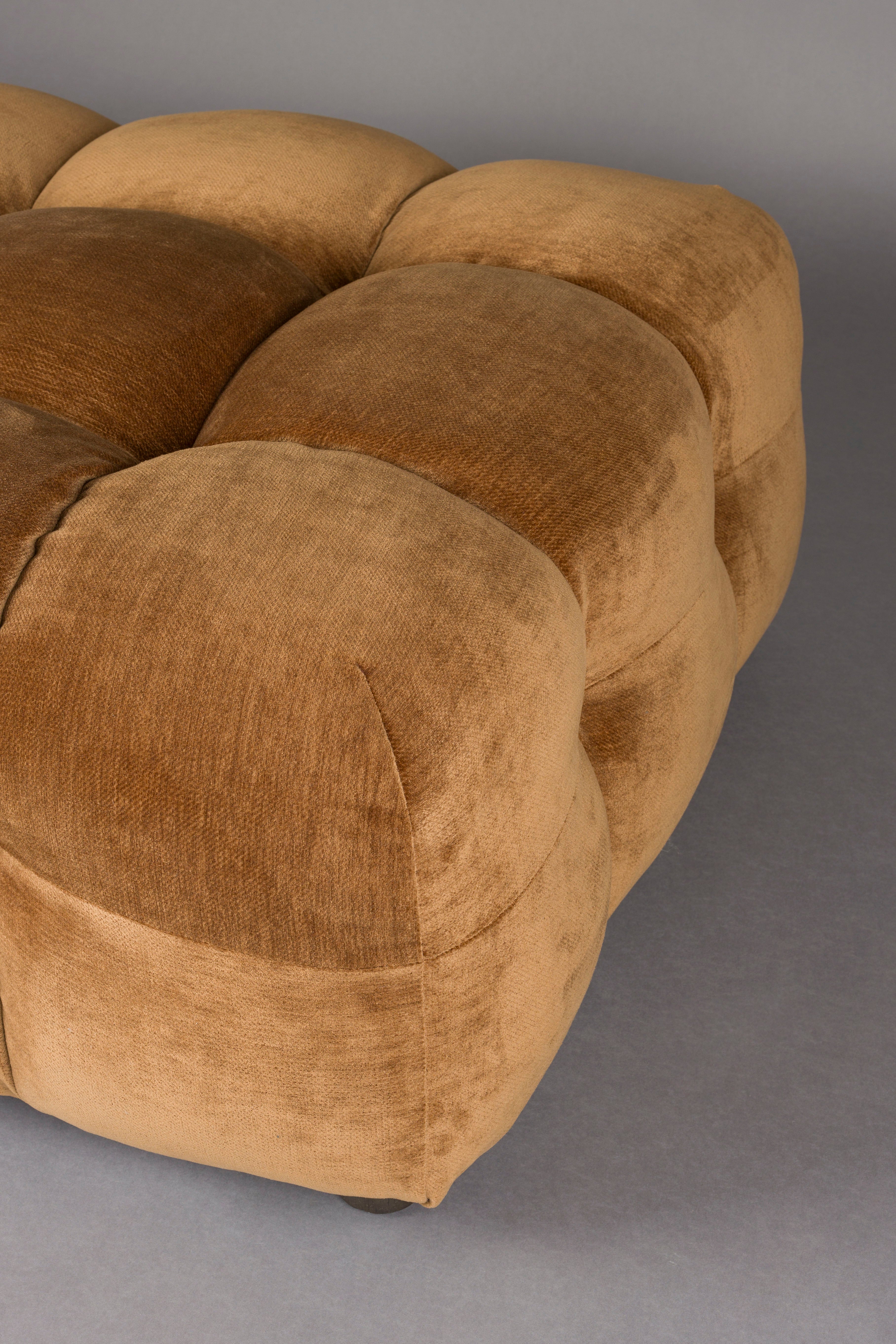 Puf HACKMAN koniakový zamat