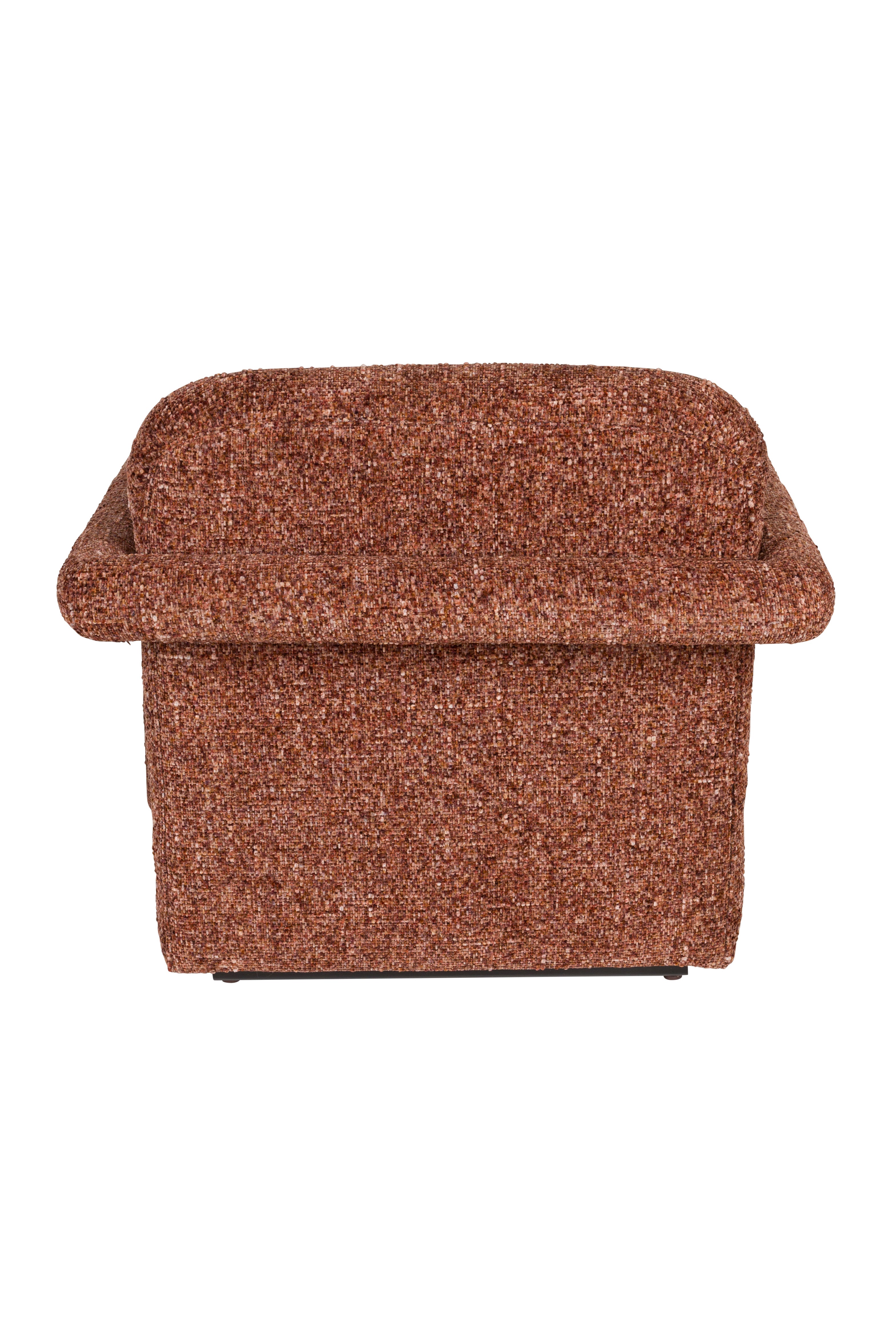 Fotel KENT bordový s červenou