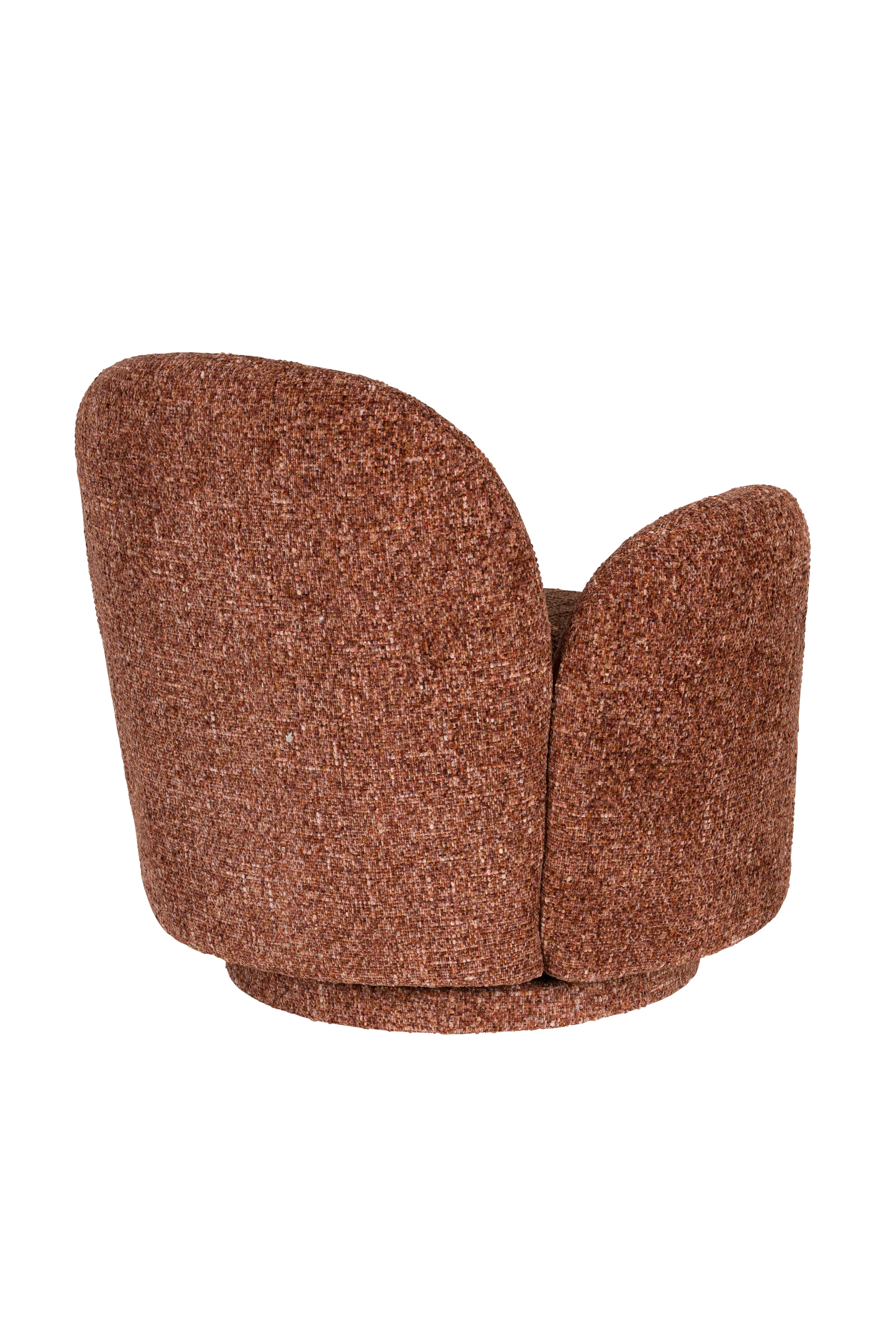 Otočný kreslo ROSE bordový melír