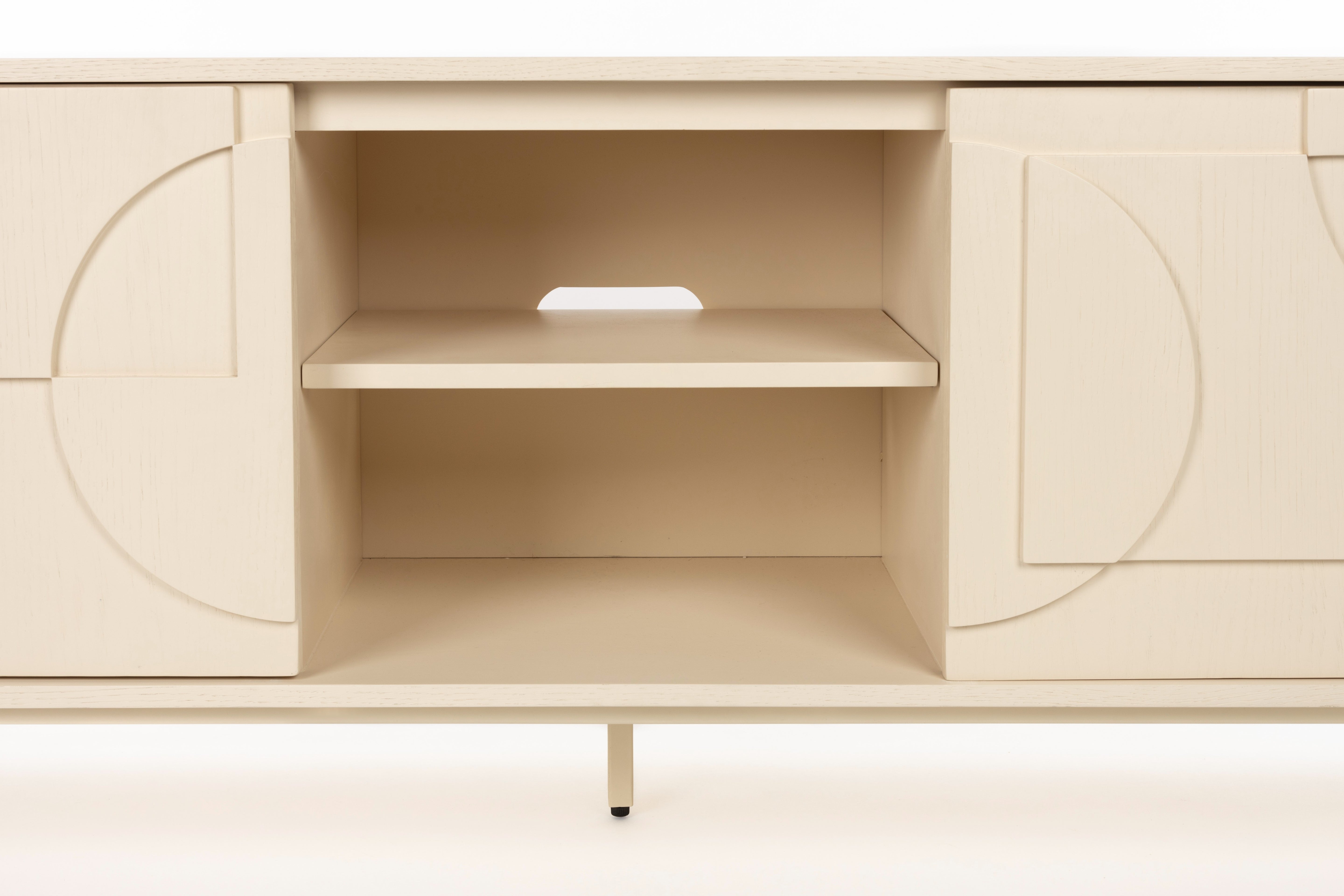 FACES TV Cabinet light beige wood