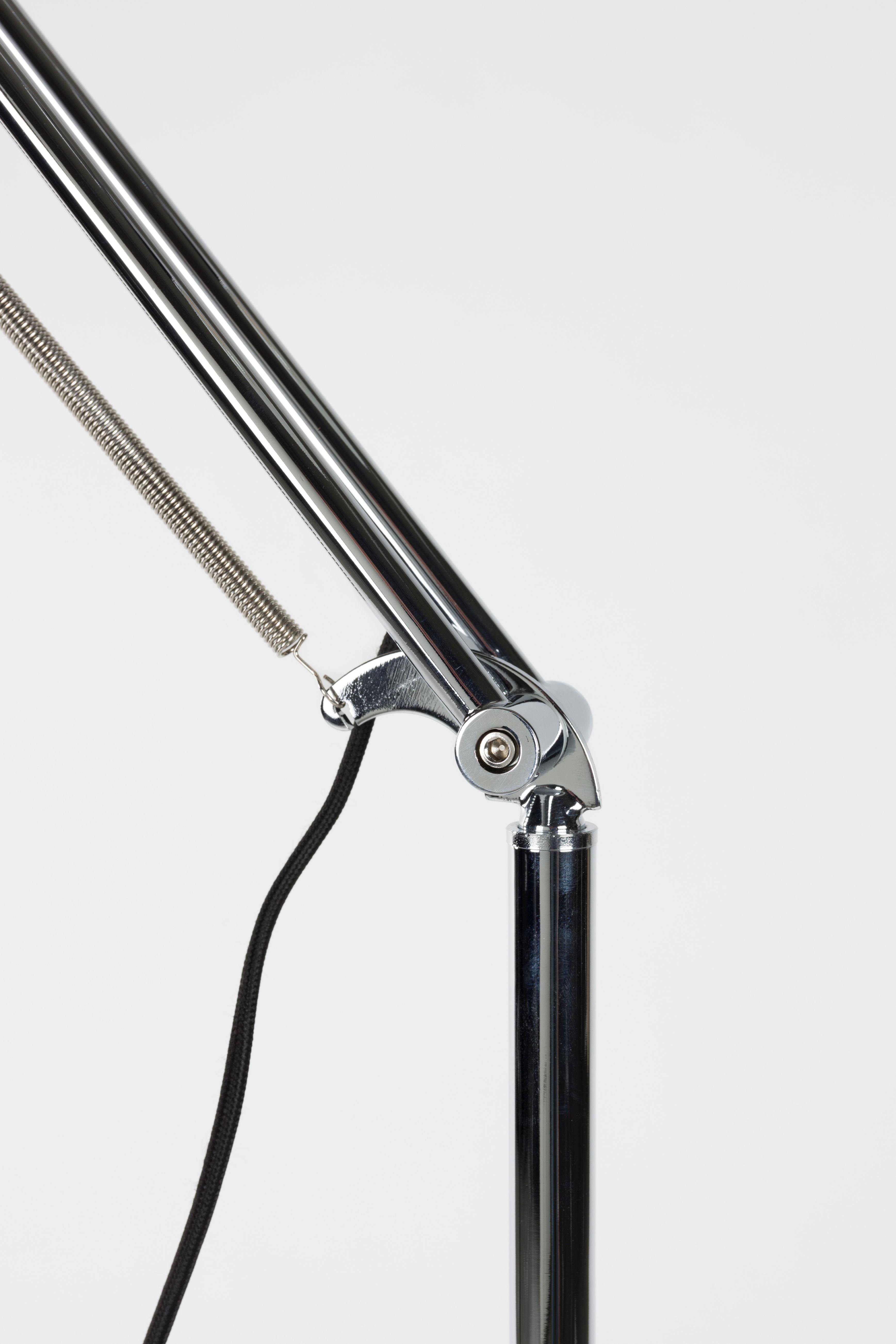 Stolná lampa na čítanie READER strieborná