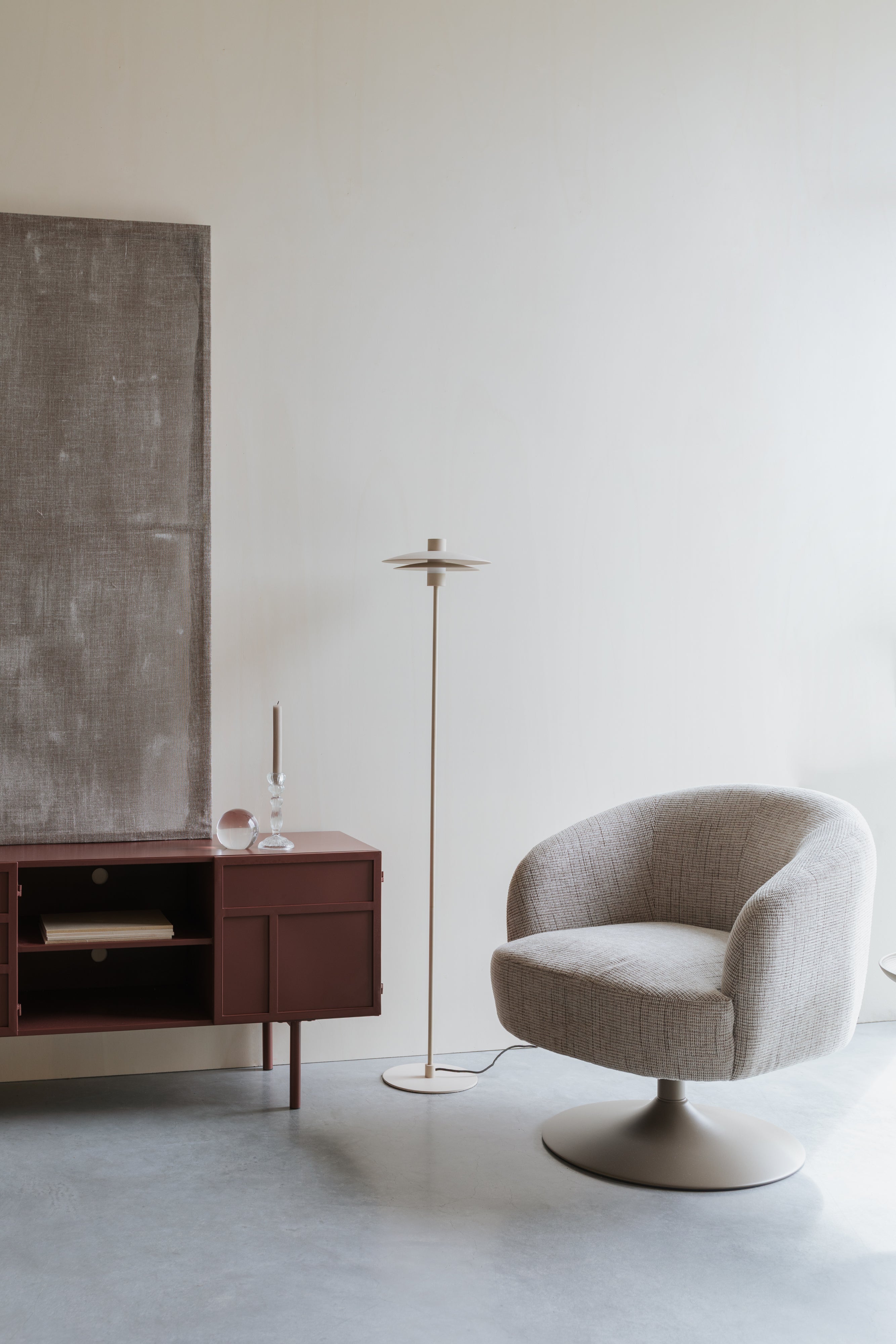 DAVIS TV cabinet rusty brown