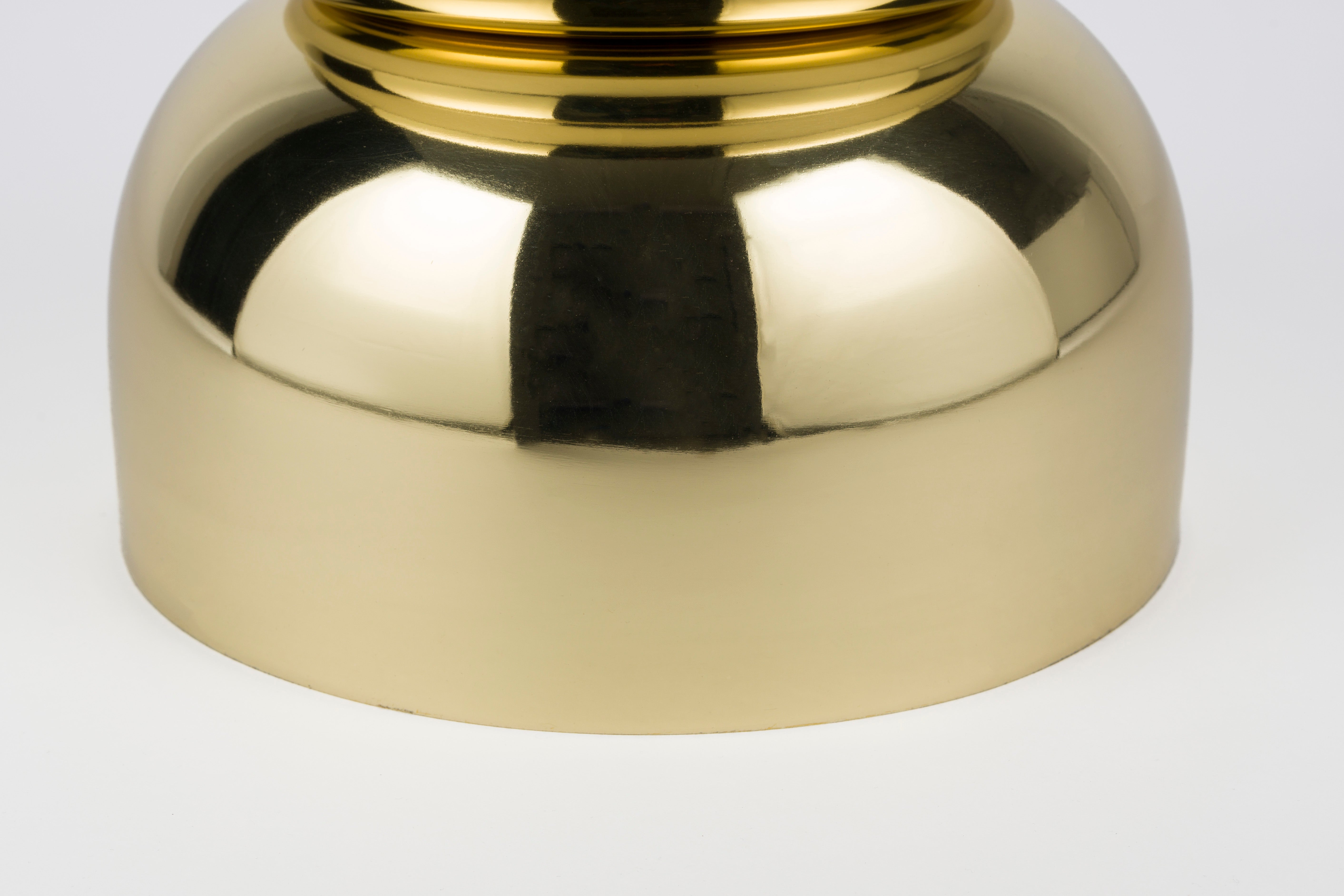 Bočný stolík KINGA zlatý