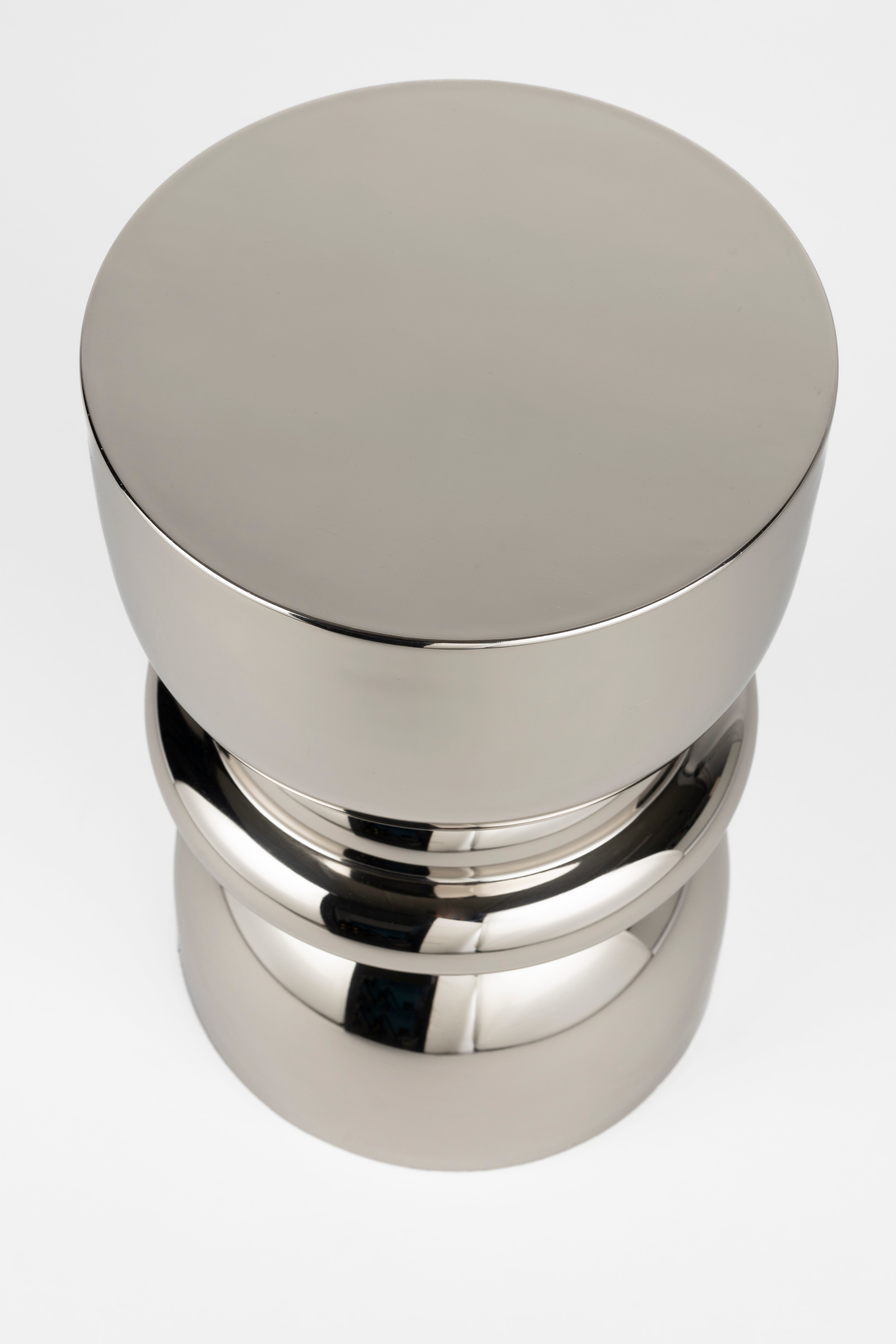 KINGA Silver Side Table